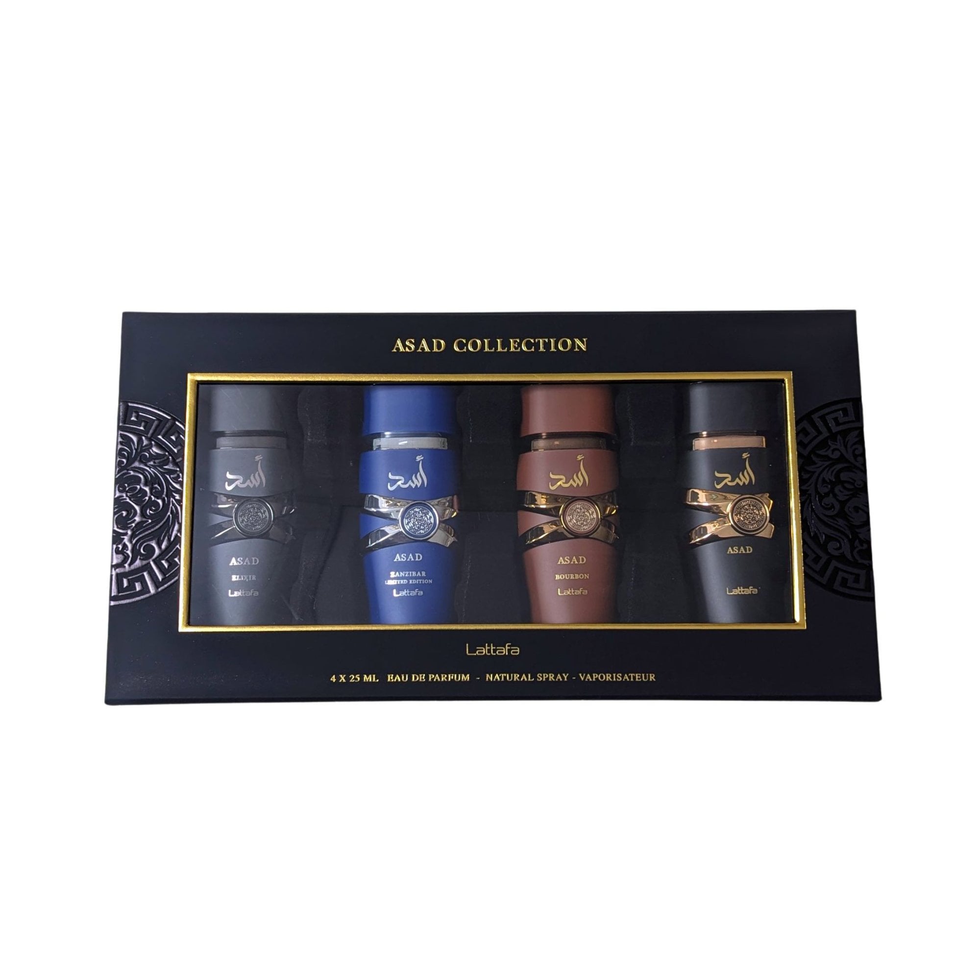 Lattafa Asad Collection Eau De Parfum 25ml x 4 Gift Set – Beauty Base