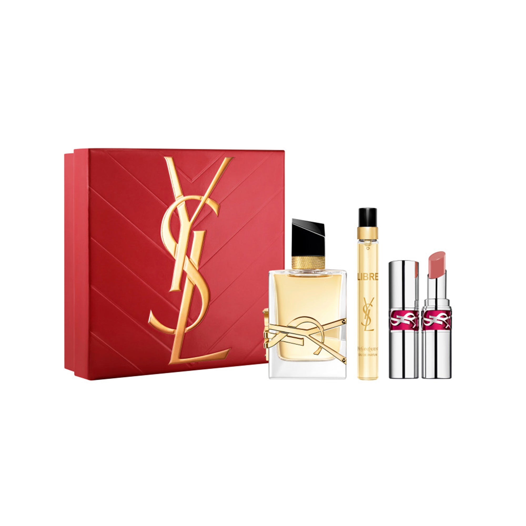 YSL Libre Eau De Parfum 90ml & Travel Spray 10ml & Lipstick Gift