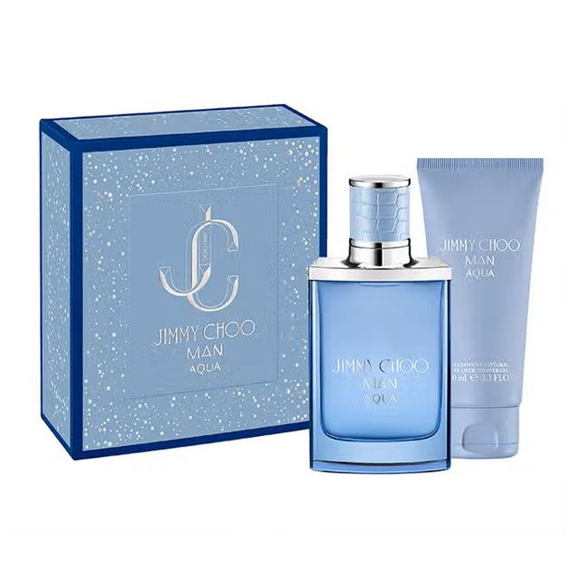 Jimmy Choo Man Aqua Eau De Toilette 50ml & Shower Gel 100ml Gift