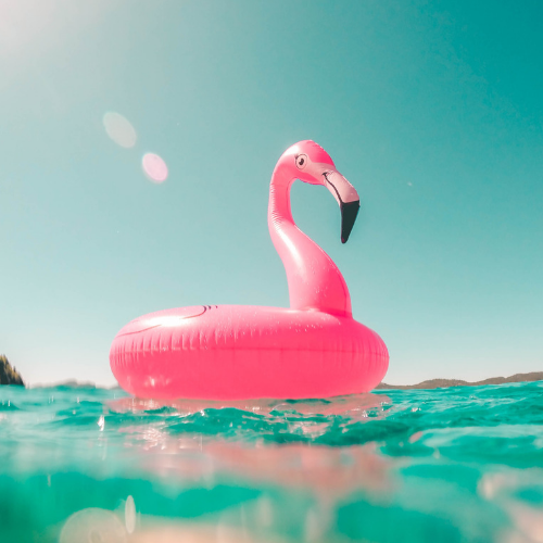 Love Island Flamingo Pool Float