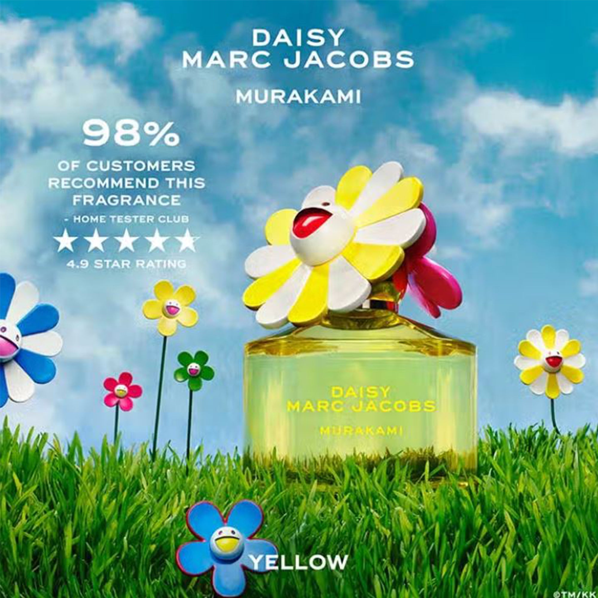 Marc Jacobs Daisy Murakami Yellow Eau De Parfum 50ml Spray