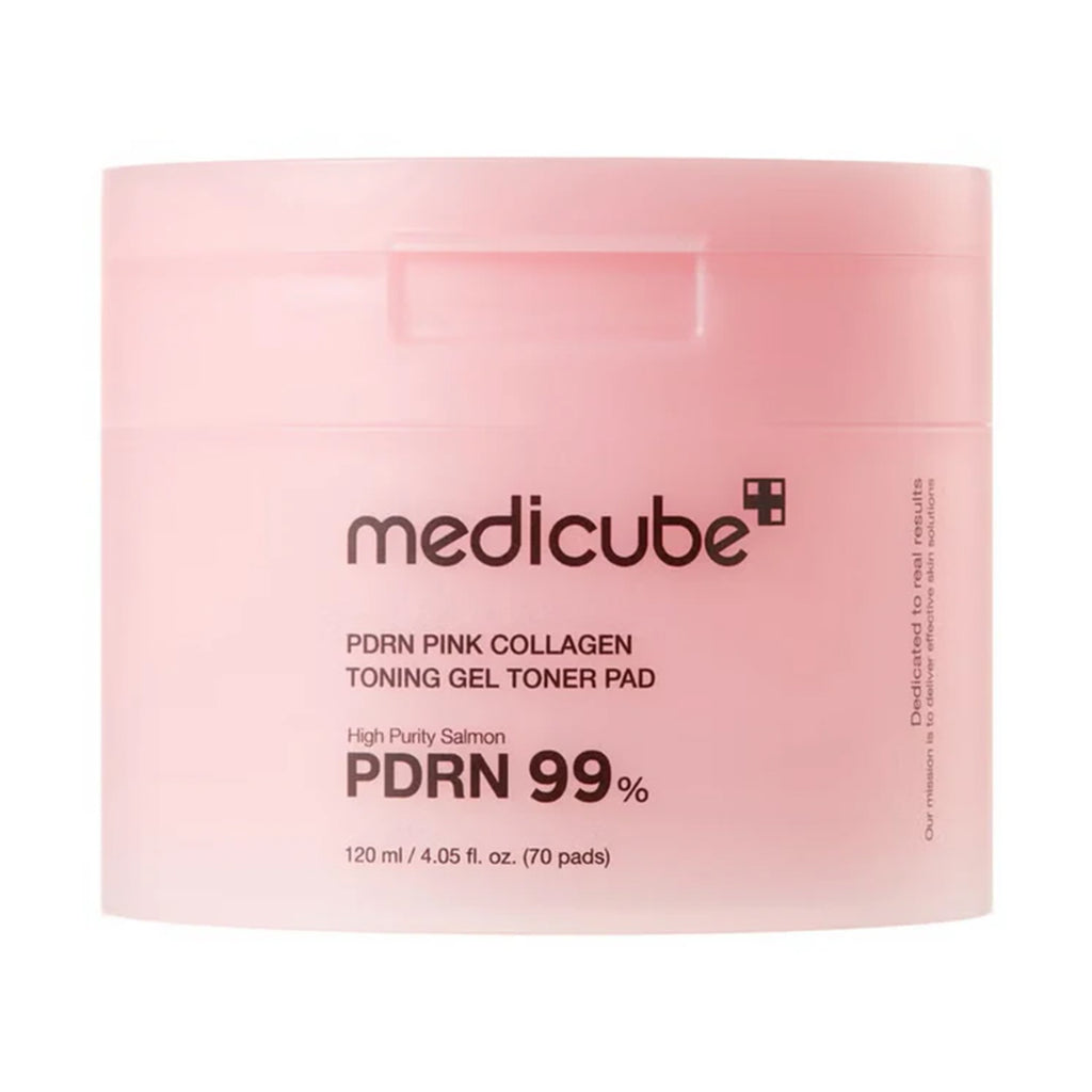 Medicube PDRN Pink Collagen Gel Toner Pad 70pcs Tub