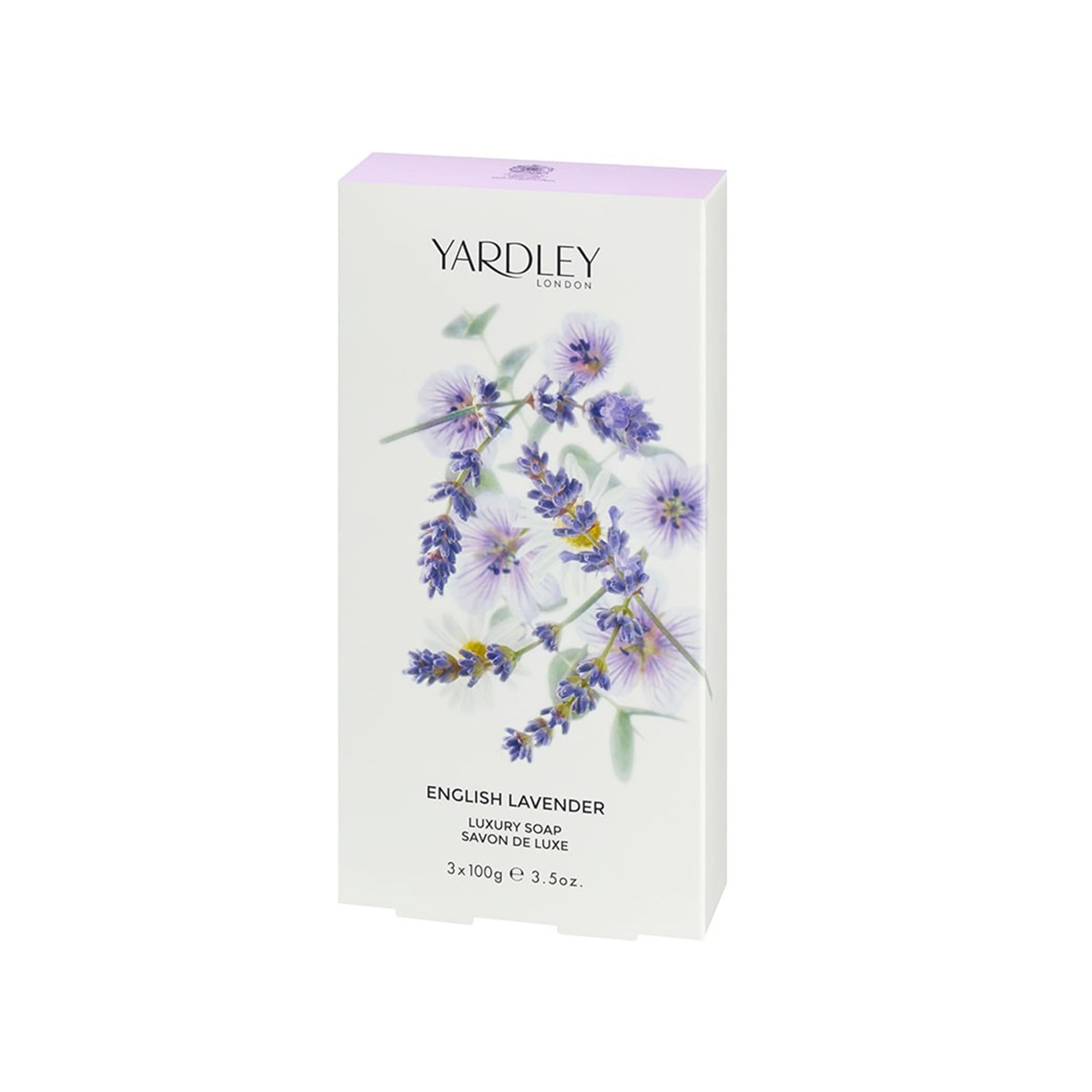 English Lavender Fragranced Soap 3 x 100g