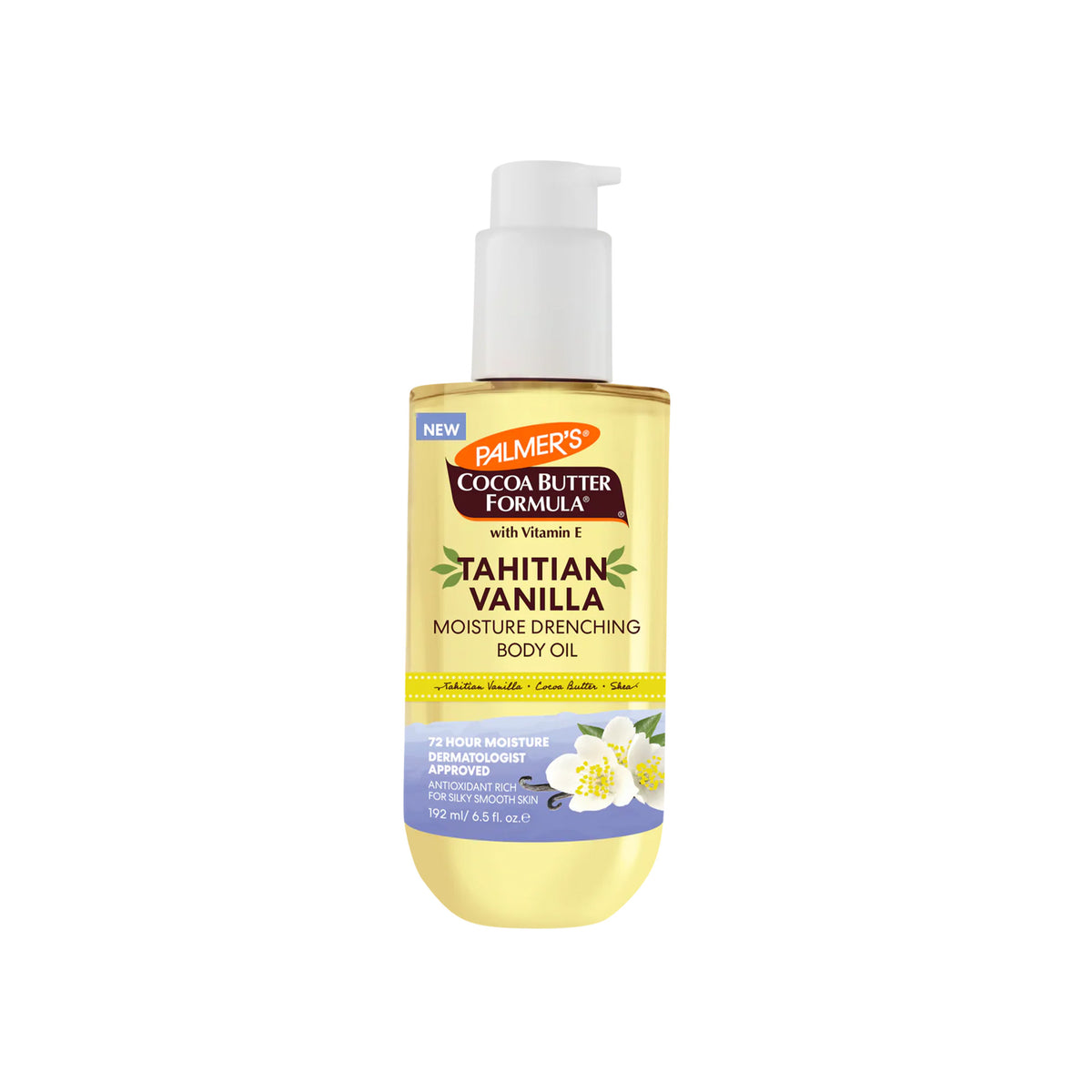 Palmer's Tahitian Vanilla Moisture Drenching Body Oil 192ml Pump