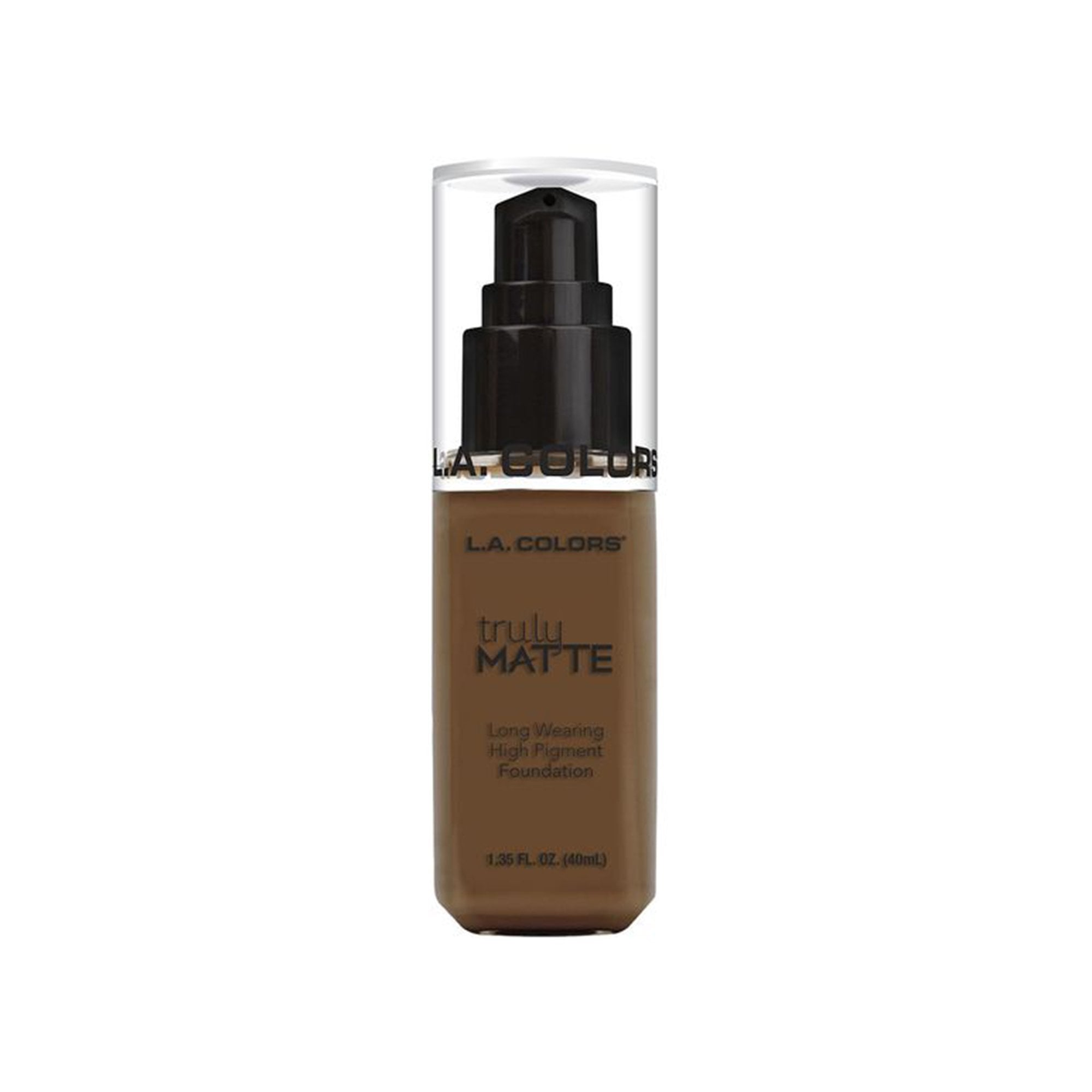 LA Colors Trully Matte Foundation - Mahogany