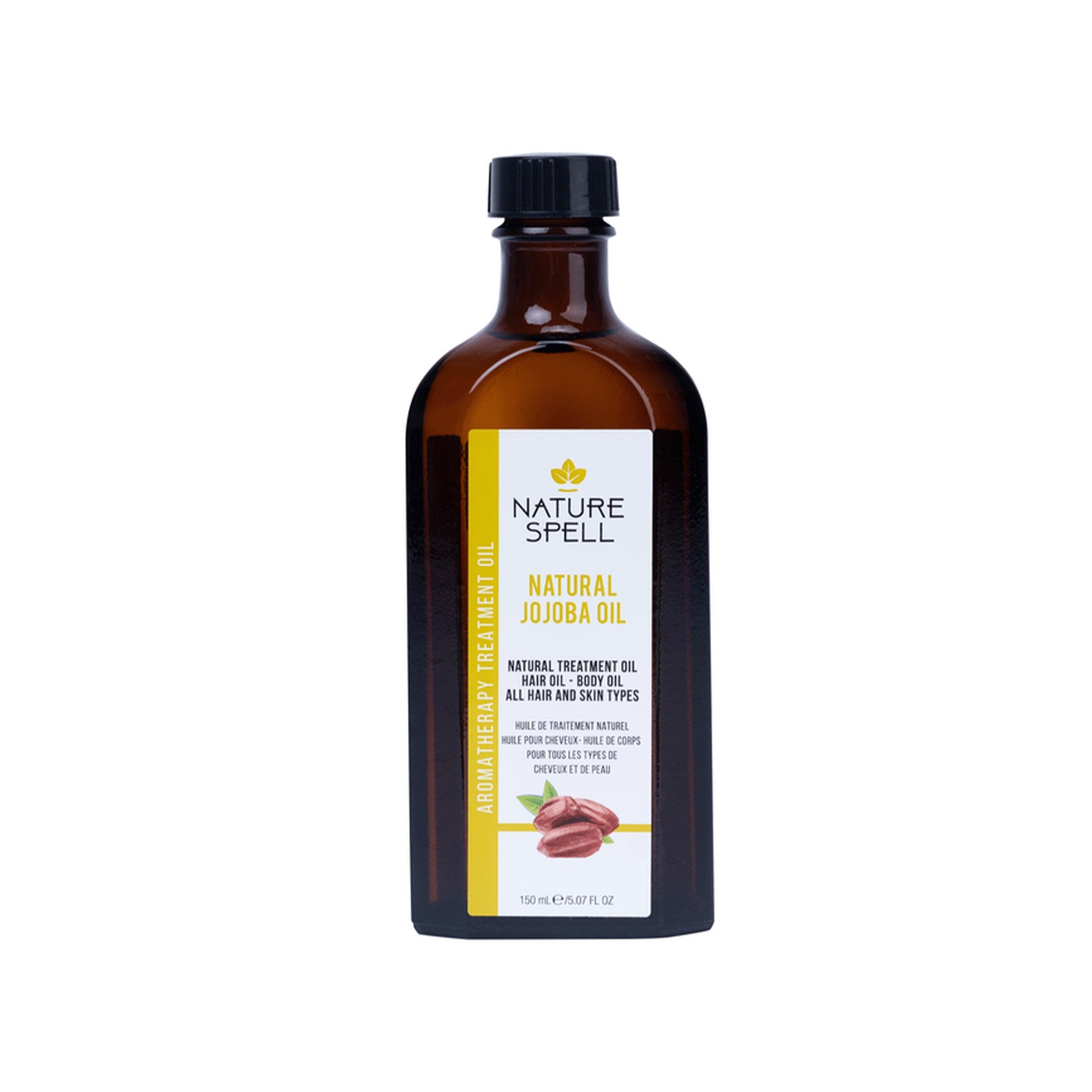 Nature Spell Natural Jojoba Treatment Oil 150ml Bottle