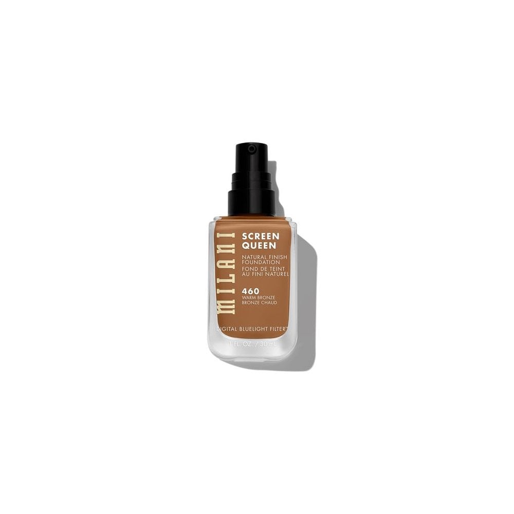 Milani Screen Queen Foundation 30ml Pump Dispenser - 460W Warm Bronze