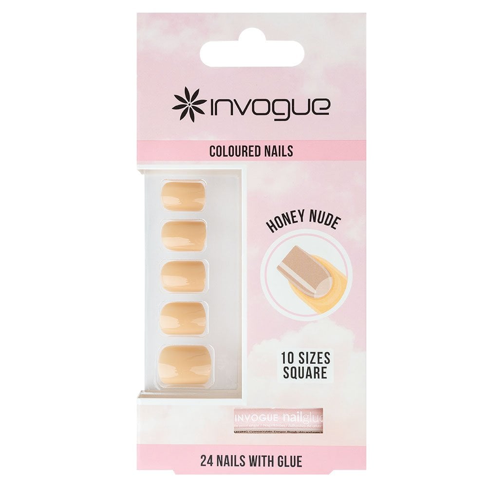 Invogue - Honey Nude False Nails 24pcs Pack