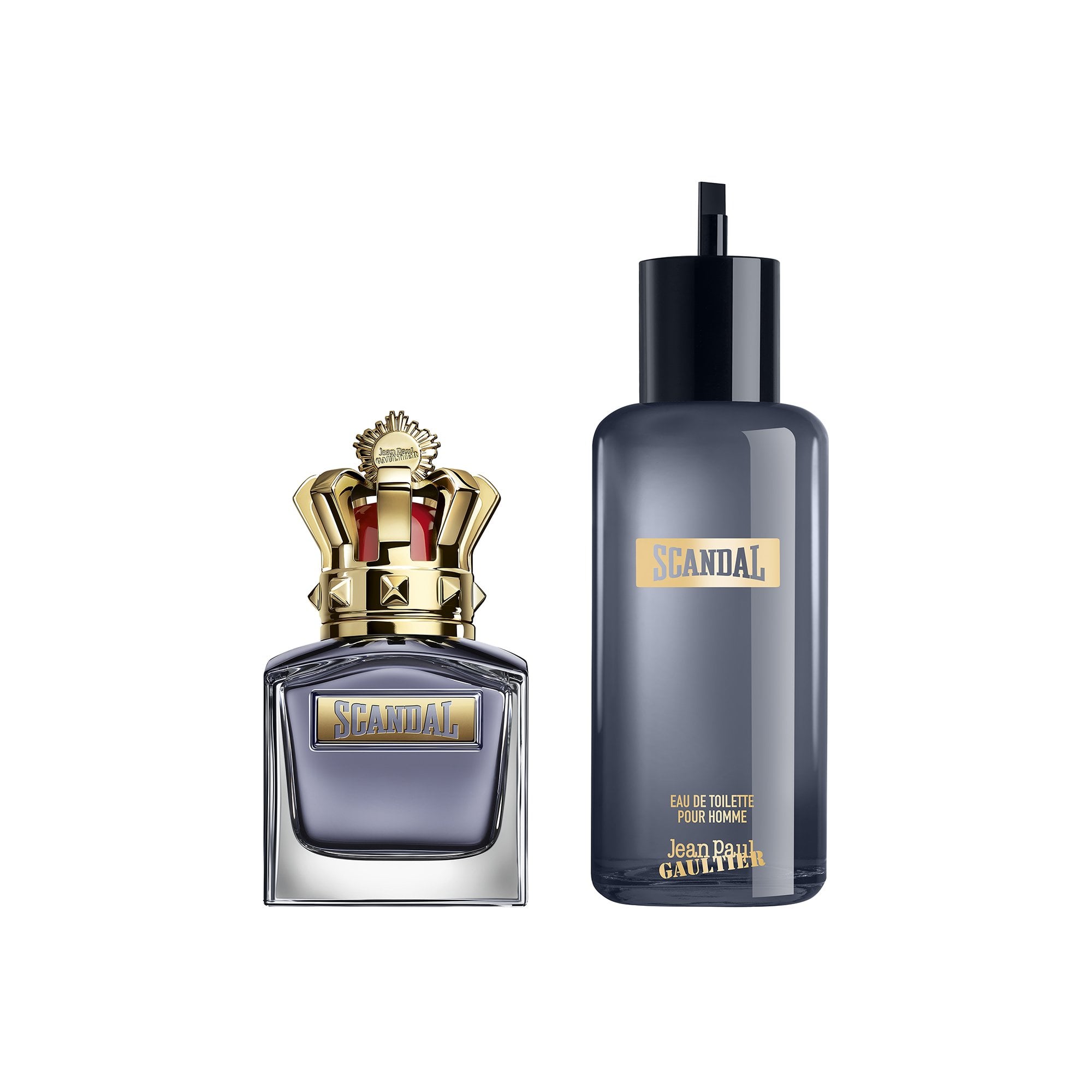 Scandal Pour Homme Eau De Toilette 50ml & Recharge - Refill 200ml Gift Set