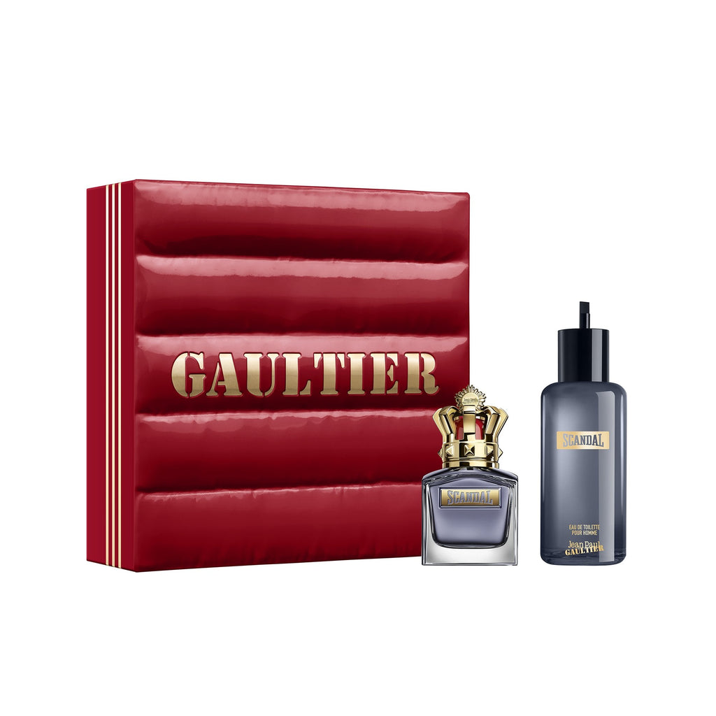 Scandal Pour Homme Eau De Toilette 50ml & Recharge - Refill 200ml Gift Set