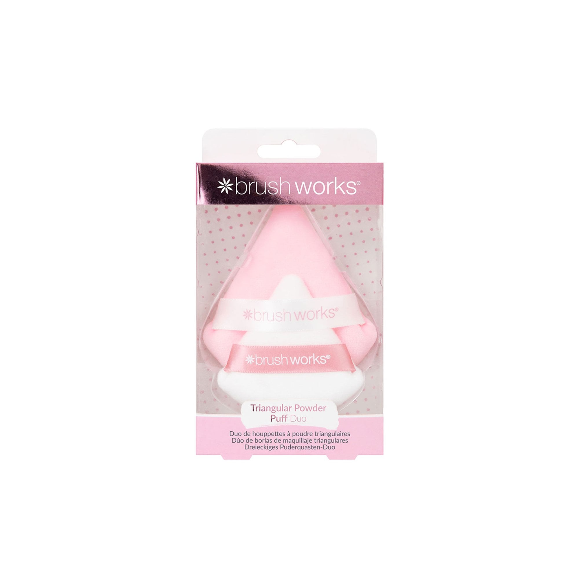 Brushworks Triangular Pillow Puff Duo