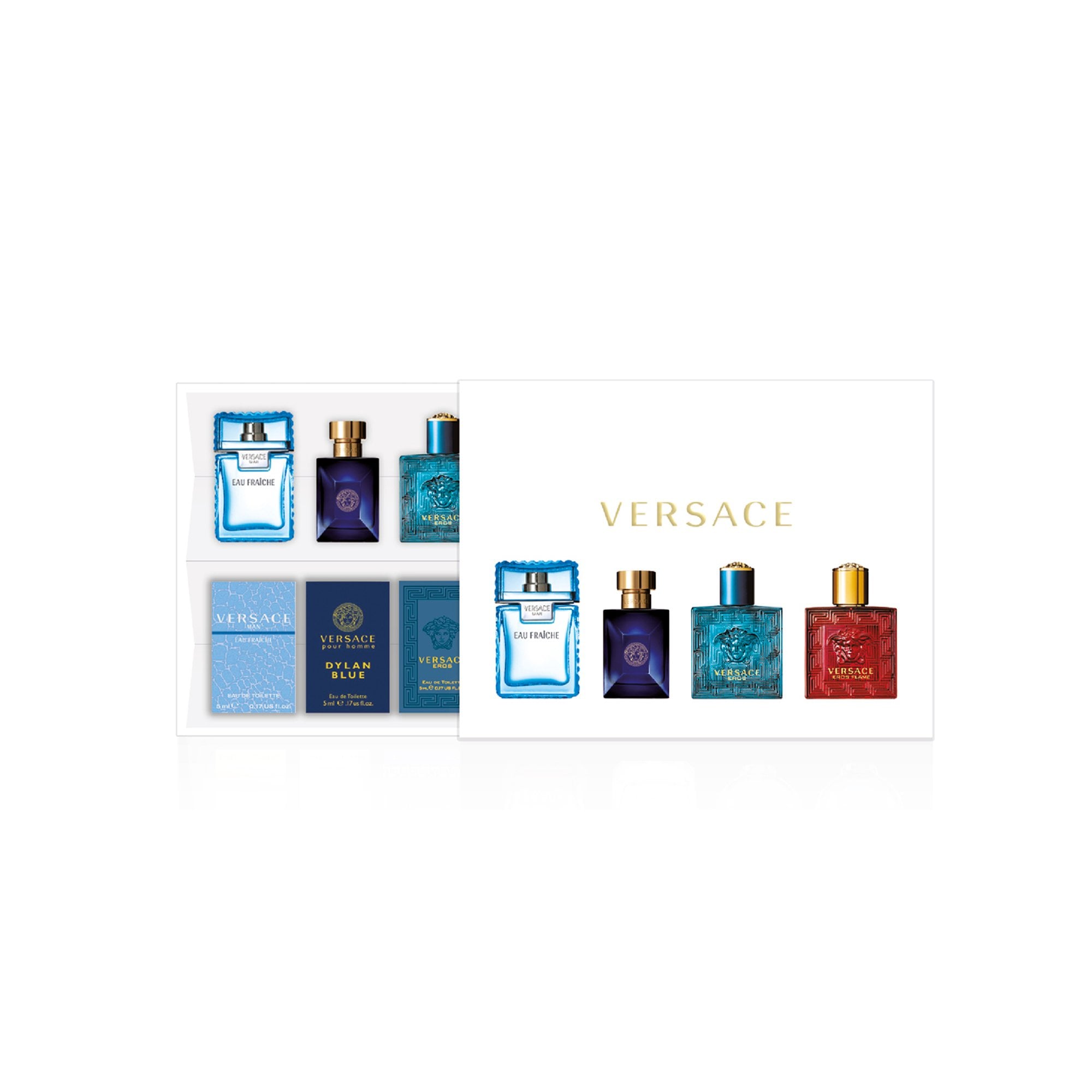 Versace Miniature Collection Men Eau De Toilette 4pcs x 5 Gift Set 2024