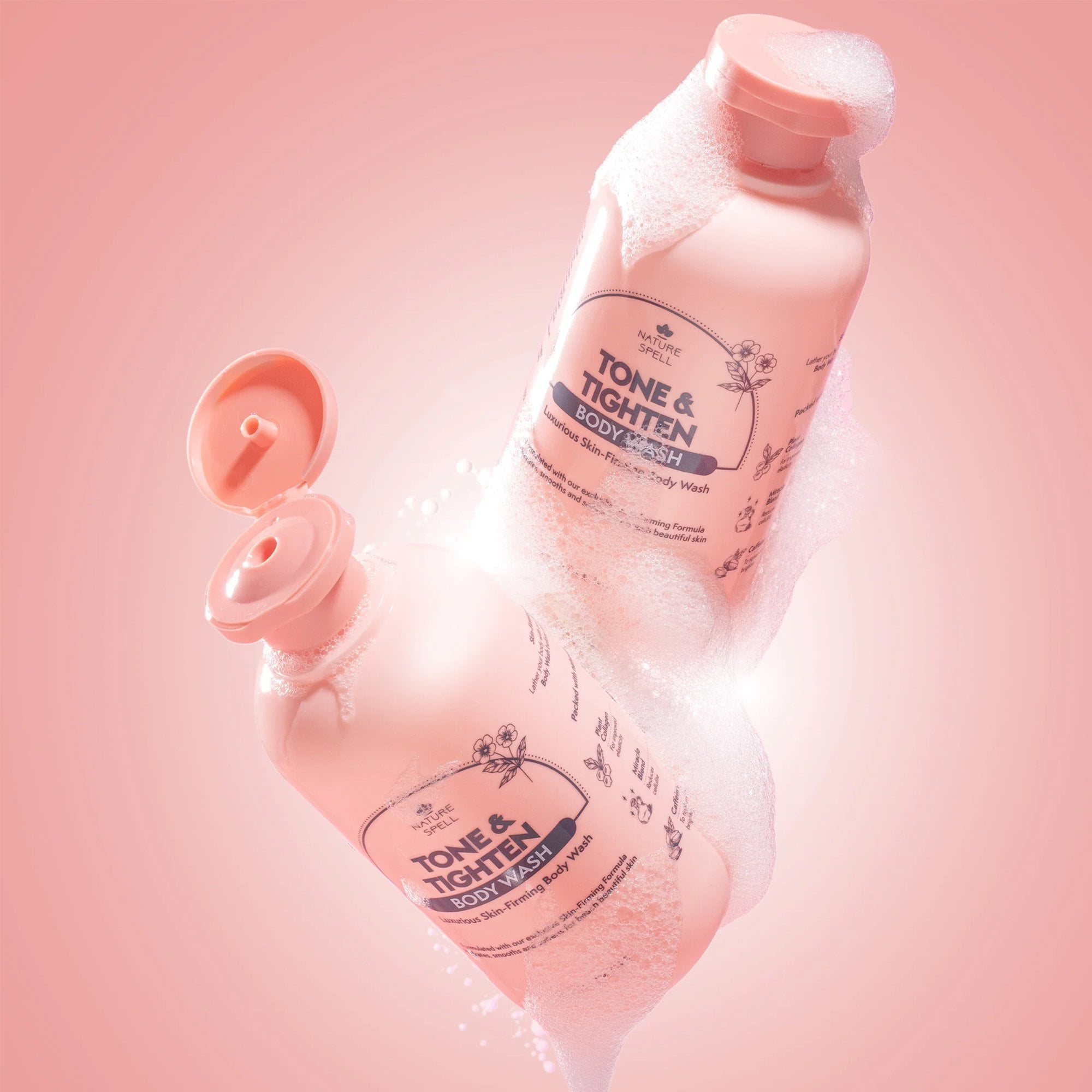 Nature Spell Tone & Tighten Body Wash 320ml Bottle