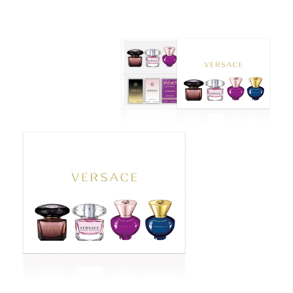 Versace Miniature Collection Ladies Eau De Toilette 4pcs x 5ml Gift Set 2024