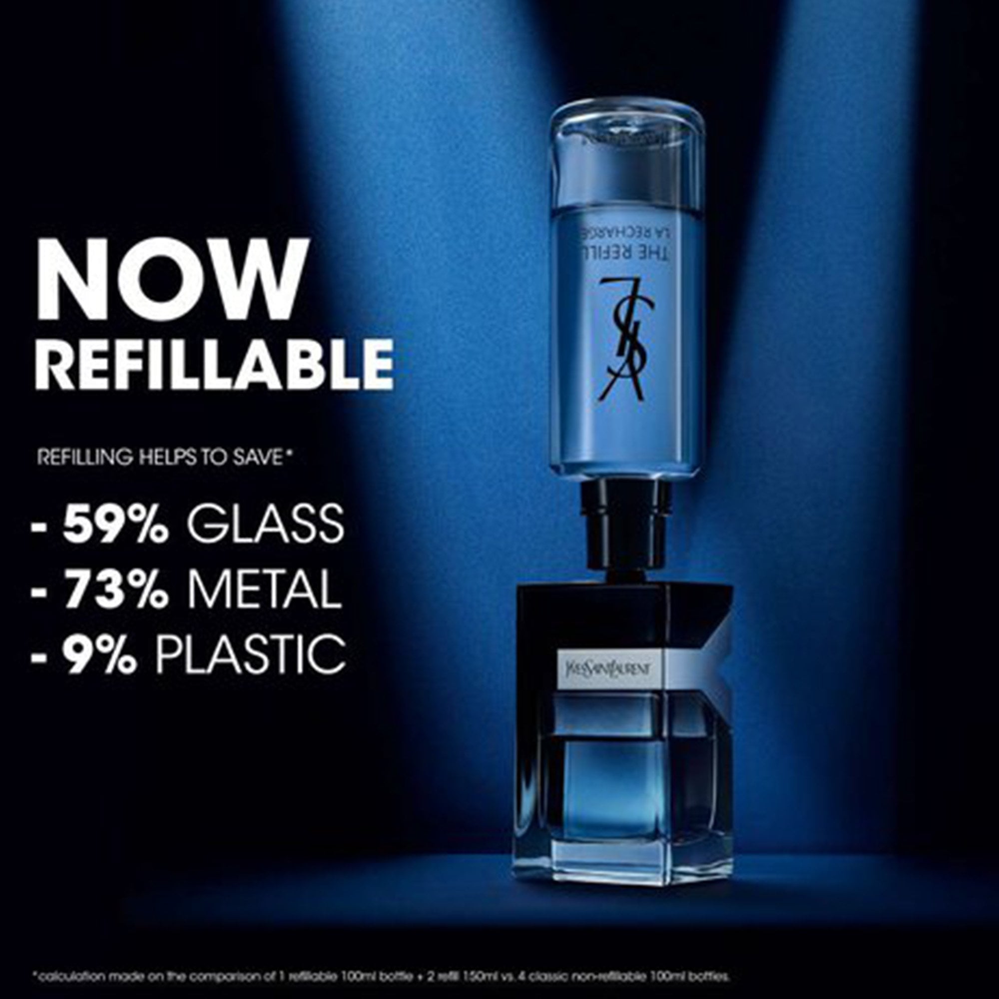 YSL Y for Men Eau De Parfum 150ml Refill