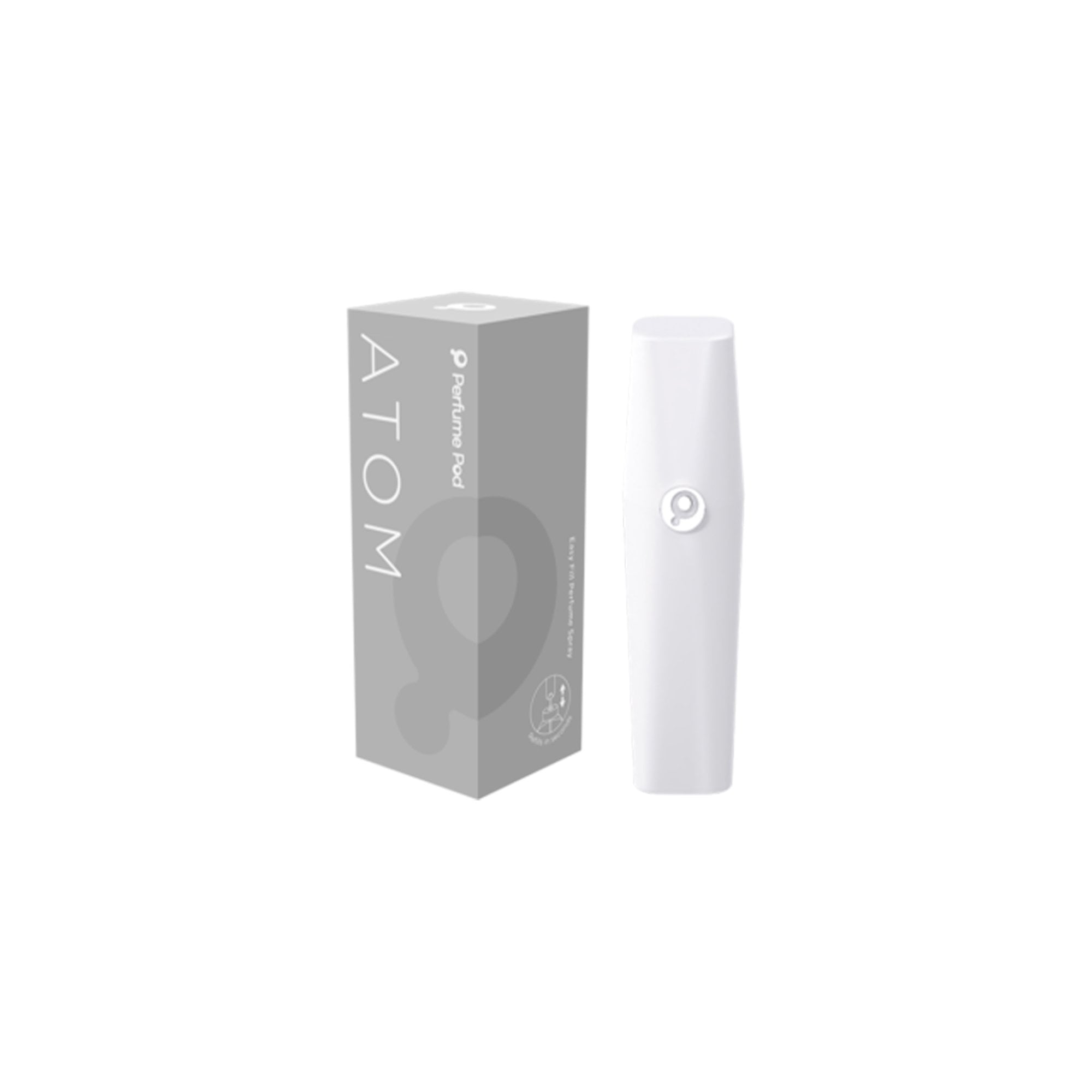 Perfume Pod Atom White Rechargeable Perfume Bottle 5ml Spray
