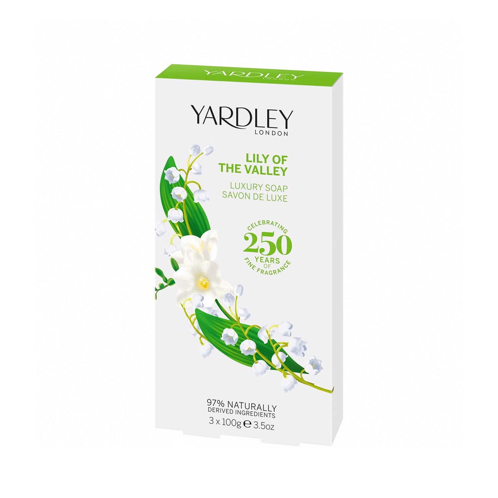 Yardley Lily Of The Valley Fragranced Soap 3X100G