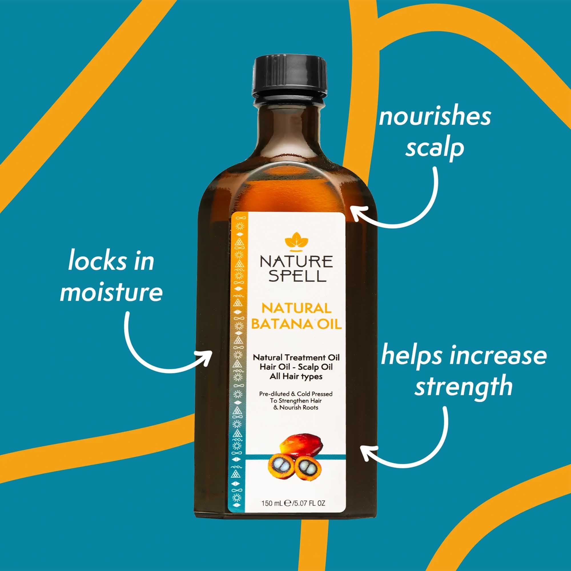 Nature Spell Natural Batana Oil Treatment Oil 150ml Bottle