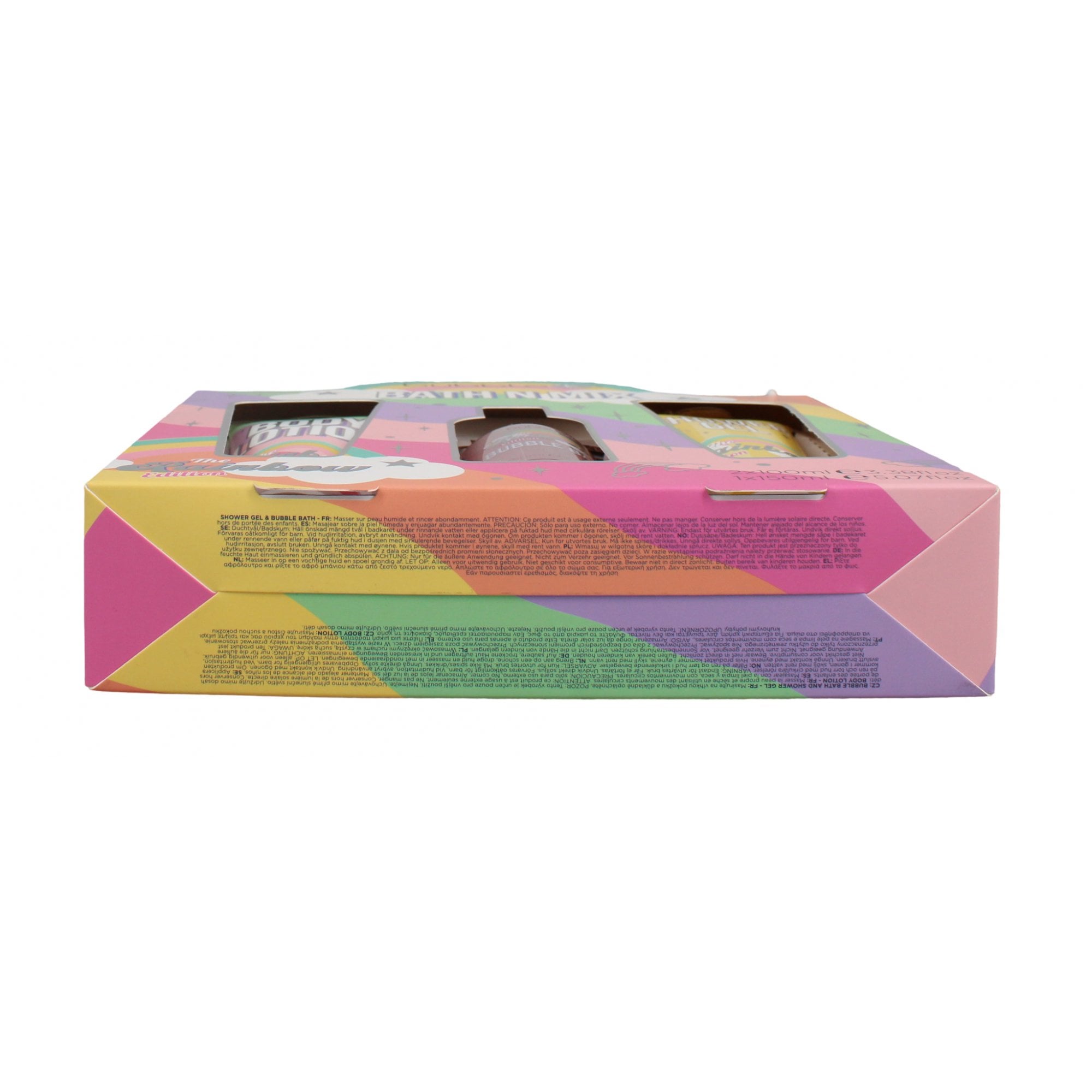 Bubble T The Rainbow Bath Mix Gift Set Body Lotion 100ml, Shower Gel 100ml & 150ml Gift Set