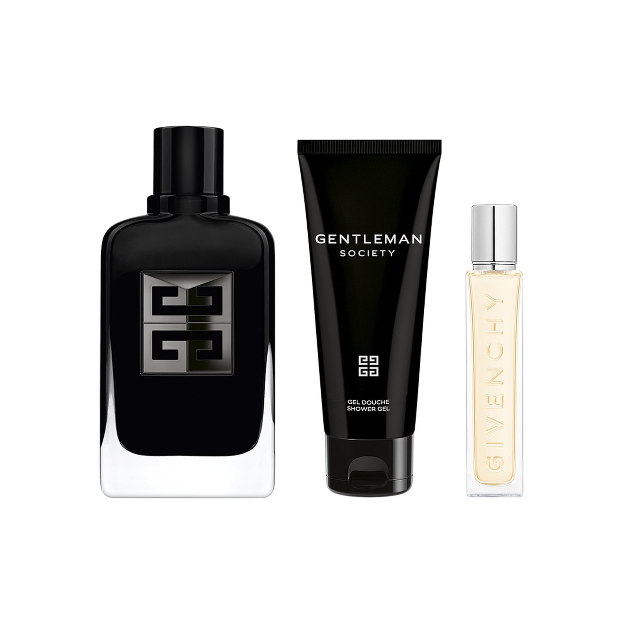 Givenchy Gentleman Society Extreme 100ml & Shower Gel 75ml, Travel Spray 12.5ml Gift Set