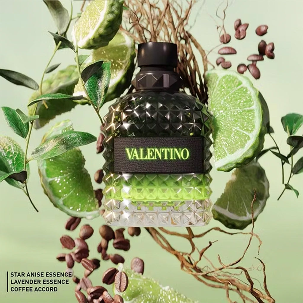 Valentino Uomo Born In Roma Green Stravaganza Eau De Toilette 50ml Spray