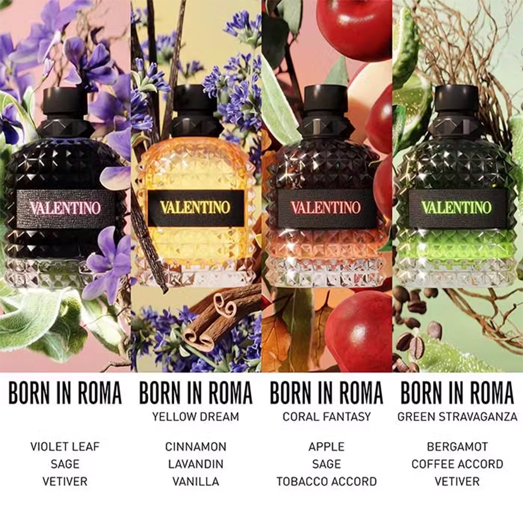 Valentino Uomo Born In Roma Green Stravaganza Eau De Toilette 50ml Spray