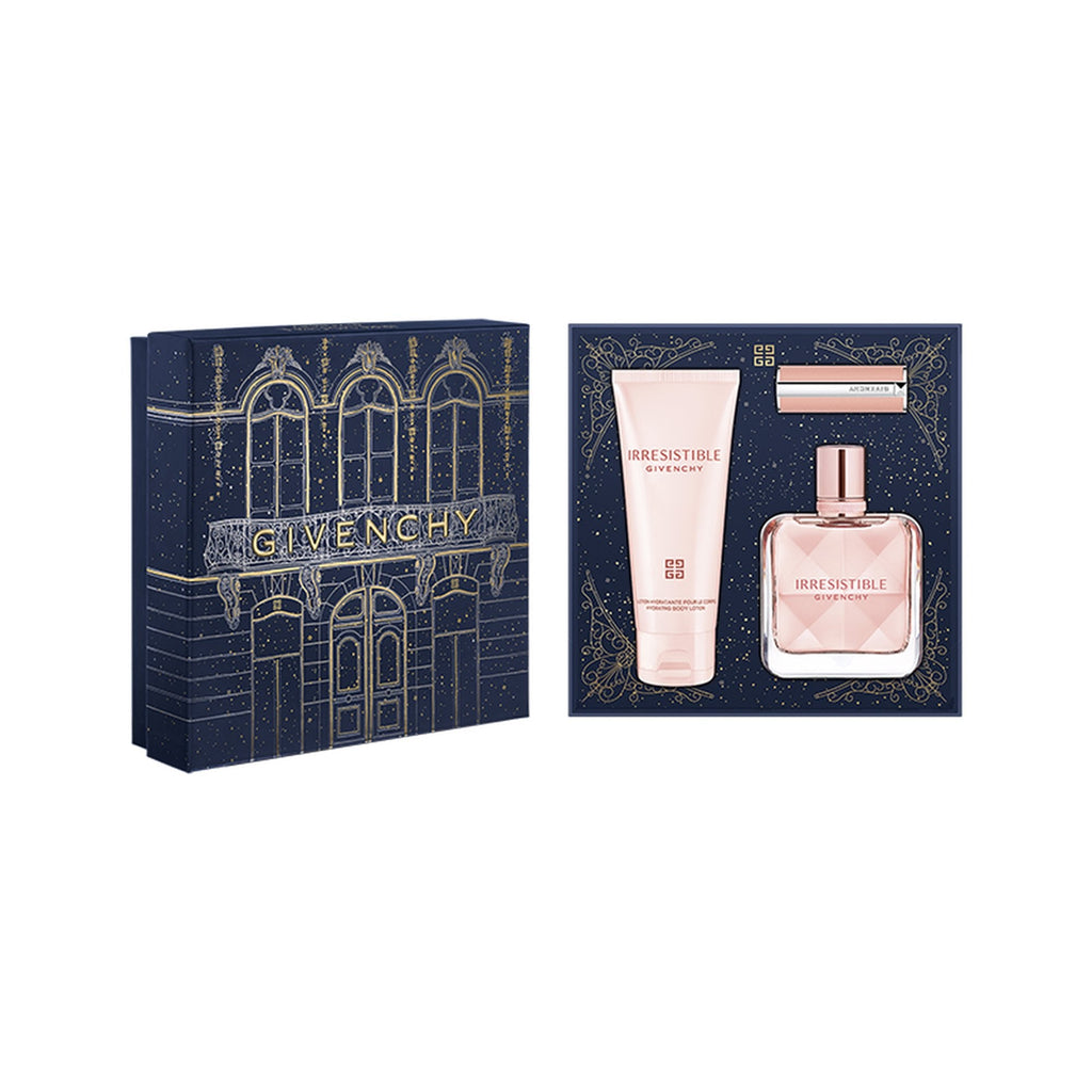 Givenchy Irresistible Eau de Parfum 50ml, Body Lotion 75ml & Mini Rose Perfecto Lipstick 01