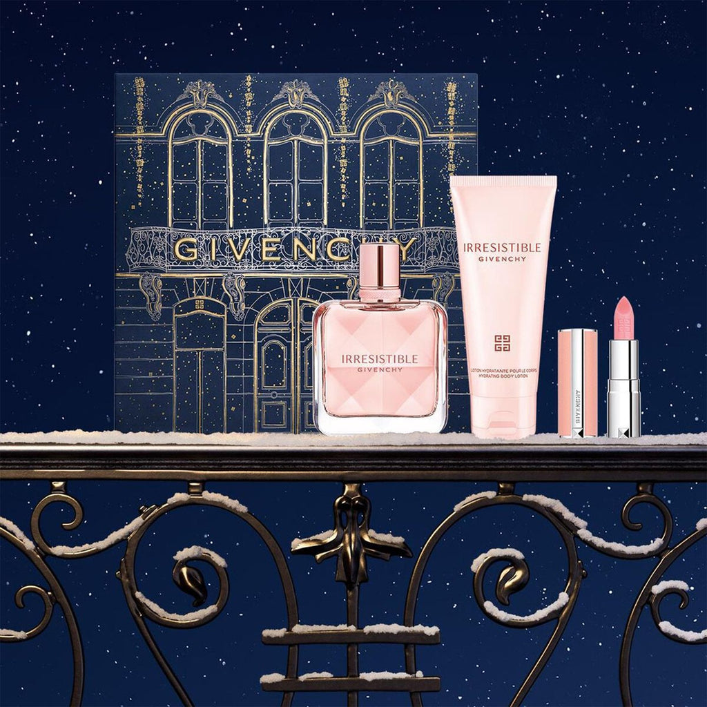 Givenchy Irresistible Eau de Parfum 50ml, Body Lotion 75ml & Mini Rose Perfecto Lipstick 01