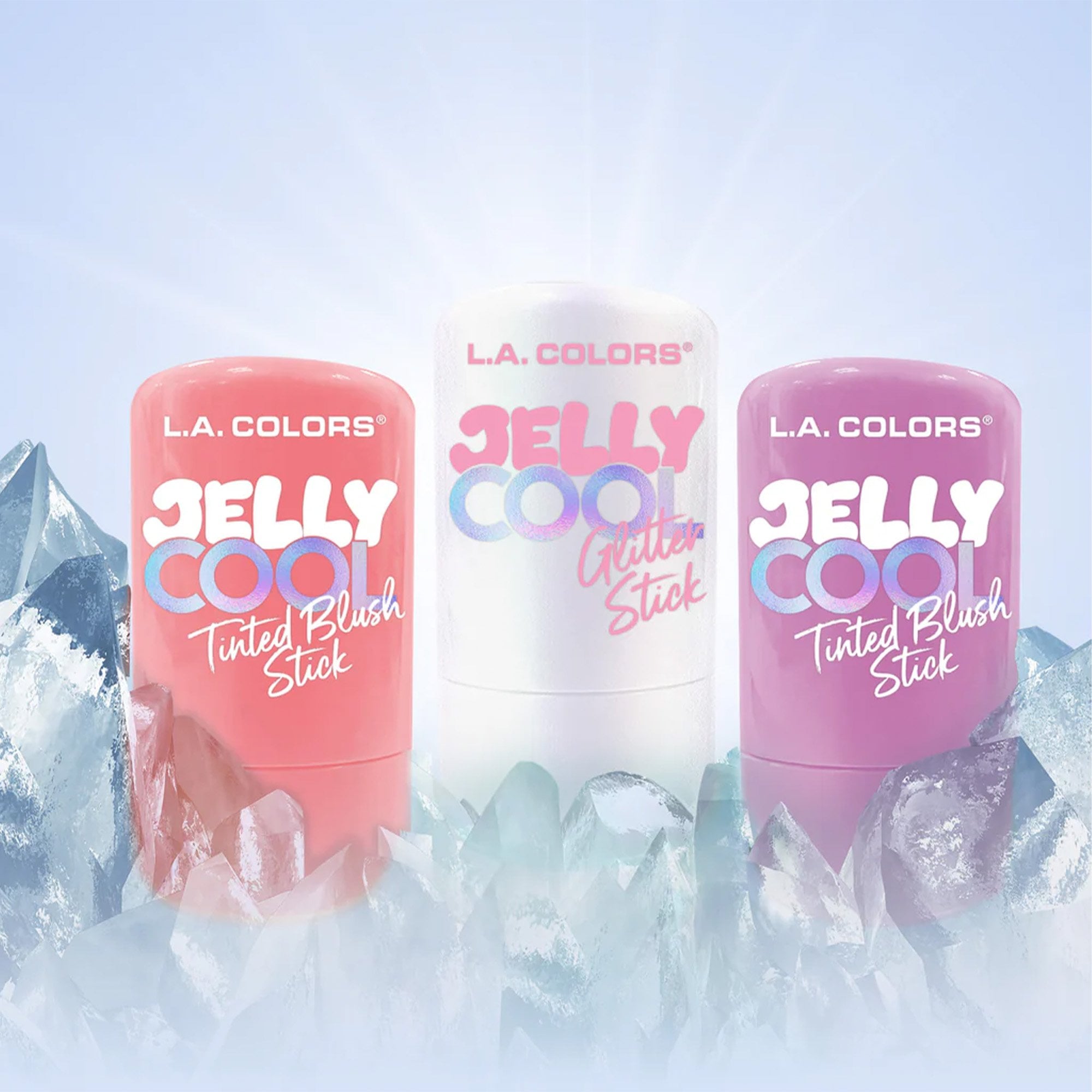 LA Colors Jelly Cool Icy Melon Blush Stick 7g Stick