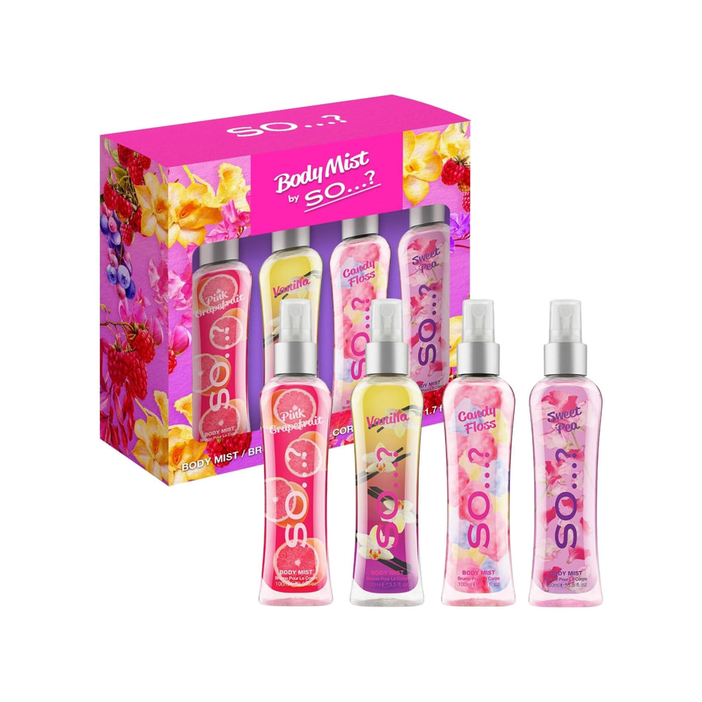 So...? Luscious Body Mist 4x100ml Gift Set