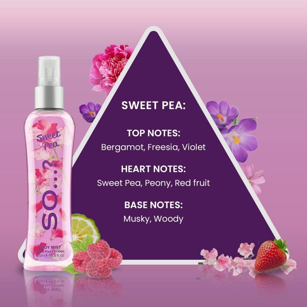So...? Luscious Body Mist 4x100ml Gift Set