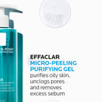 La Roche-Posay Effaclar Gel Purifiant Micro-Peeling 400ml Bottle