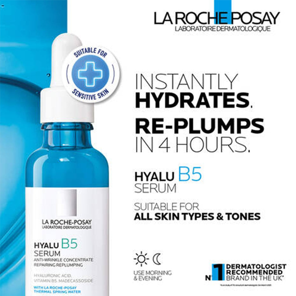 La Roche-Posay Hyalu B5 Serum Anti-Wrinkle Concentrate 30ml Bottle