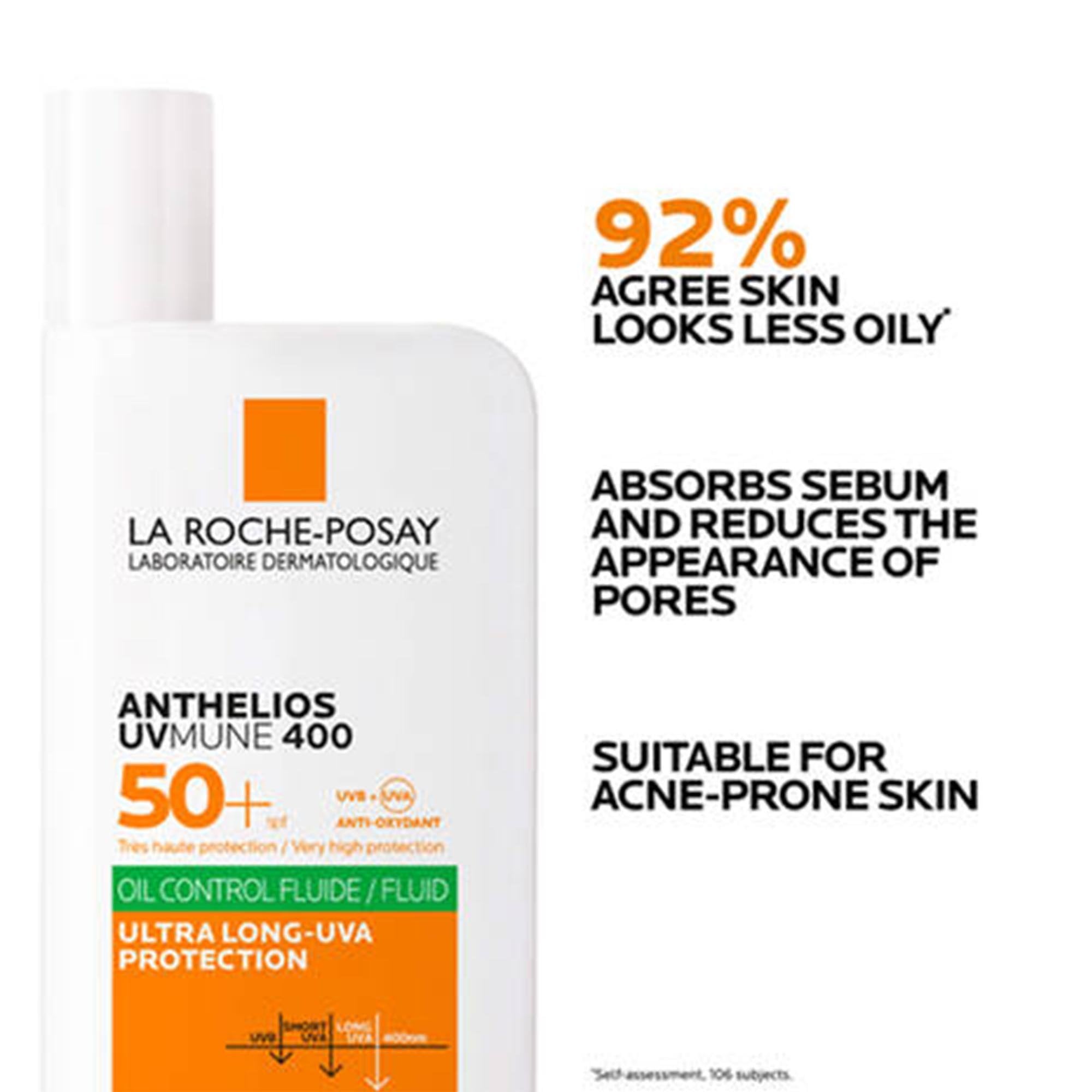 La Roche-Posay Anthelios UVmune 400 50+ Fluid Oil Control 50ml Bottle