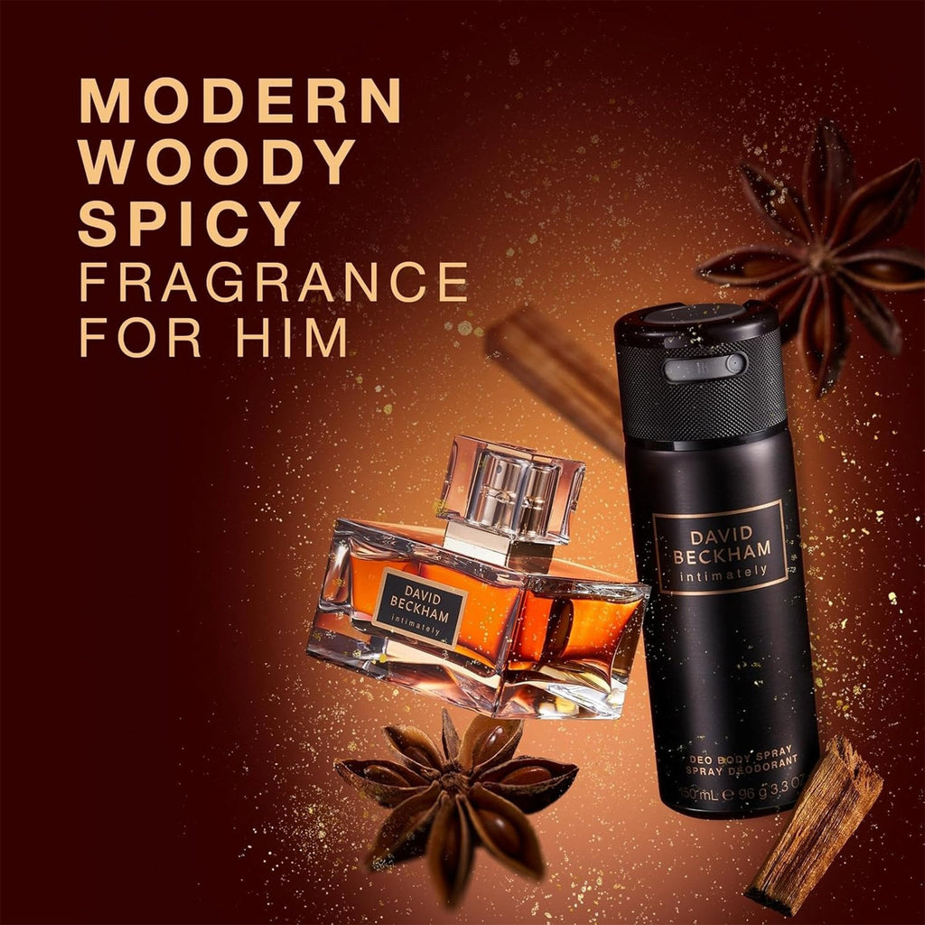 David Beckham Intimately Eau De Toilette 75ml & Deodorant 150ml Gift Set