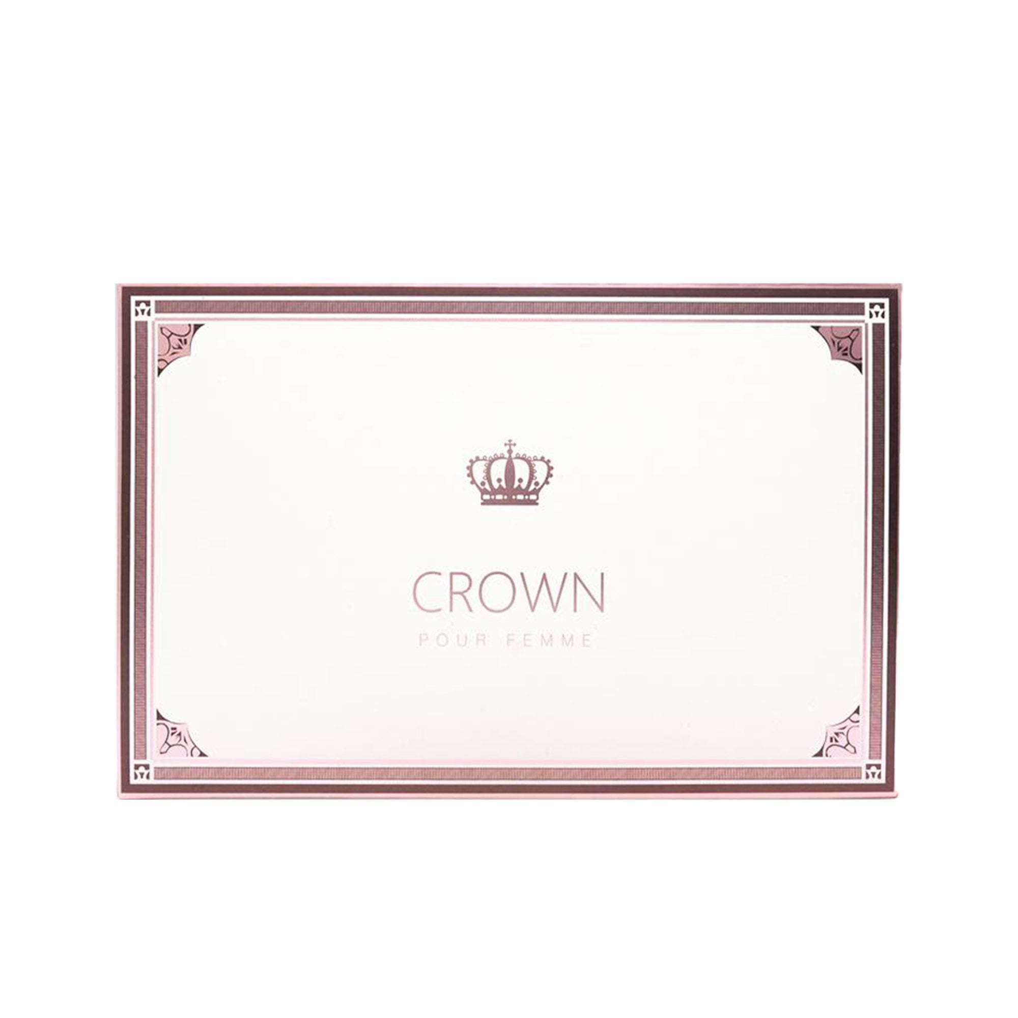 Fine Perfumery Crown EDP 100ml& Travel Spray20ml &Body Mist 100ml& Perfumed Body Balm 100ml Gift Set