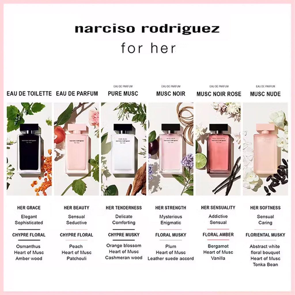 Narciso Rodriguez For Her Musc Nude Eau De Parfum 50ml Spray