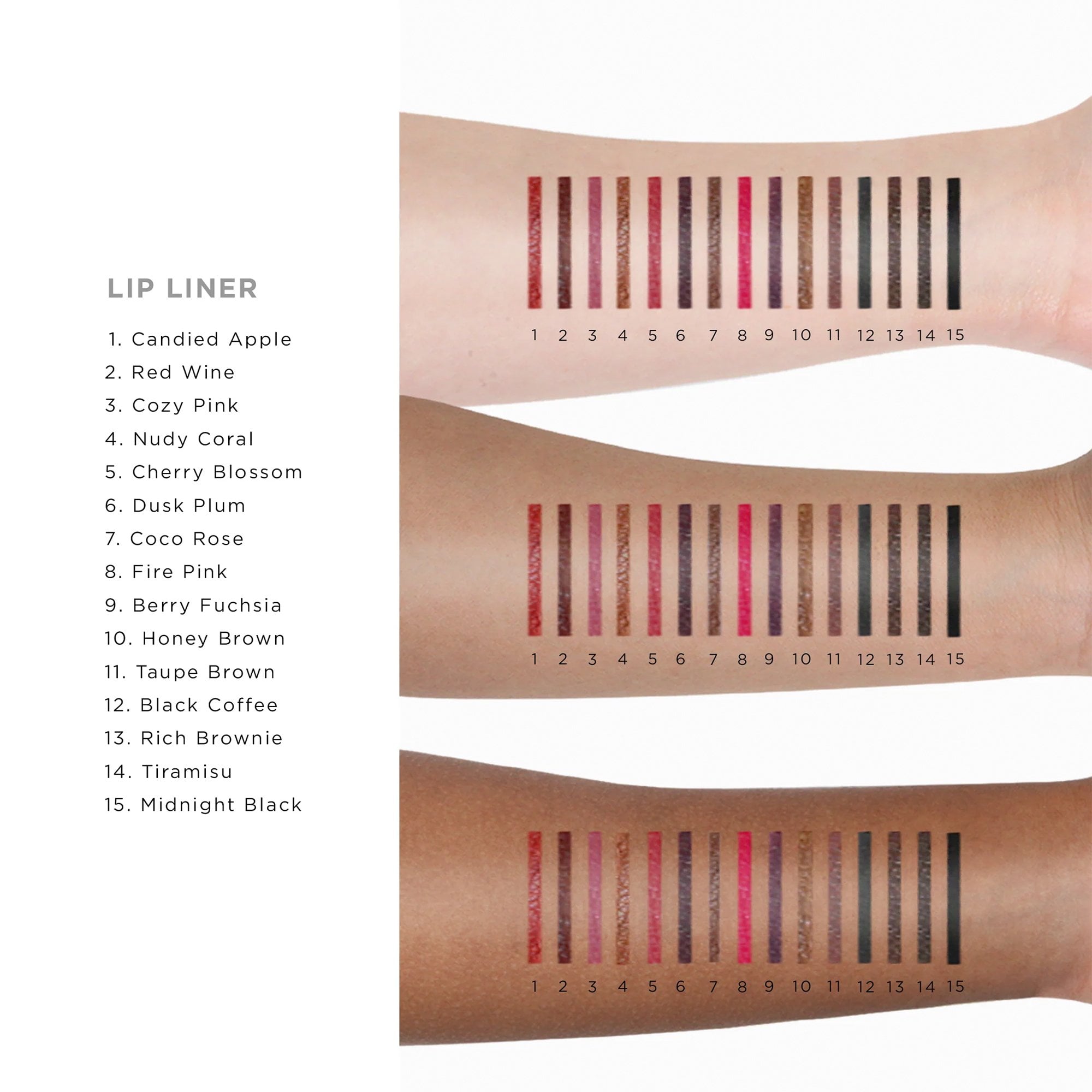 Nicka K Stay Ever Gel Lipliner - Honey Brown