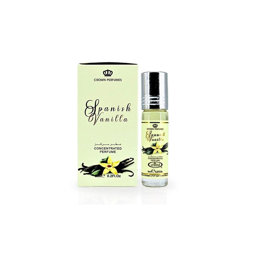 Al-Rehab Spanish Vanilla Concentrated Perfume Oil 6ml Roll-On