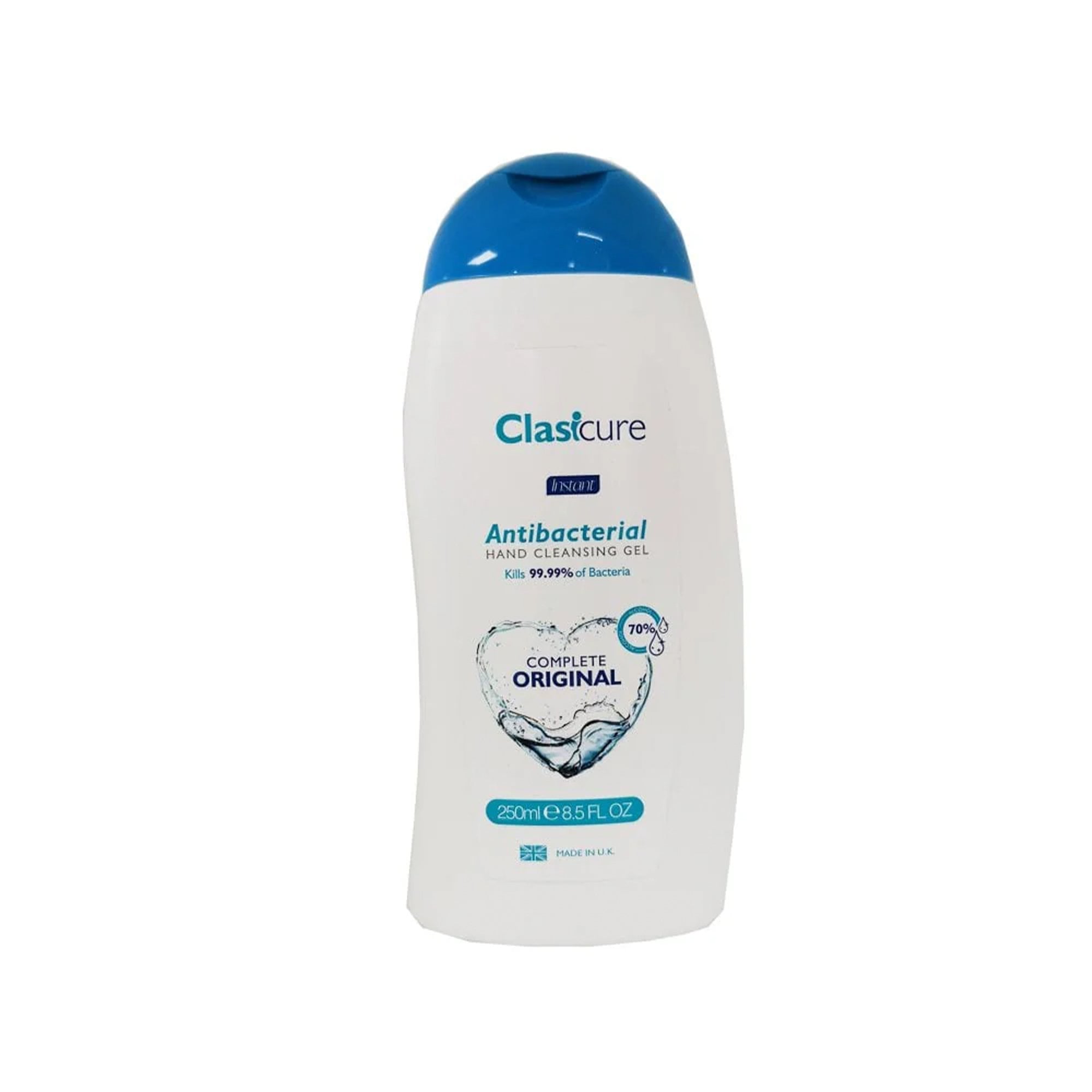 Clasicure Complete Original Anti-Bacterial Hand Cleansing Gel 250ml Bottle
