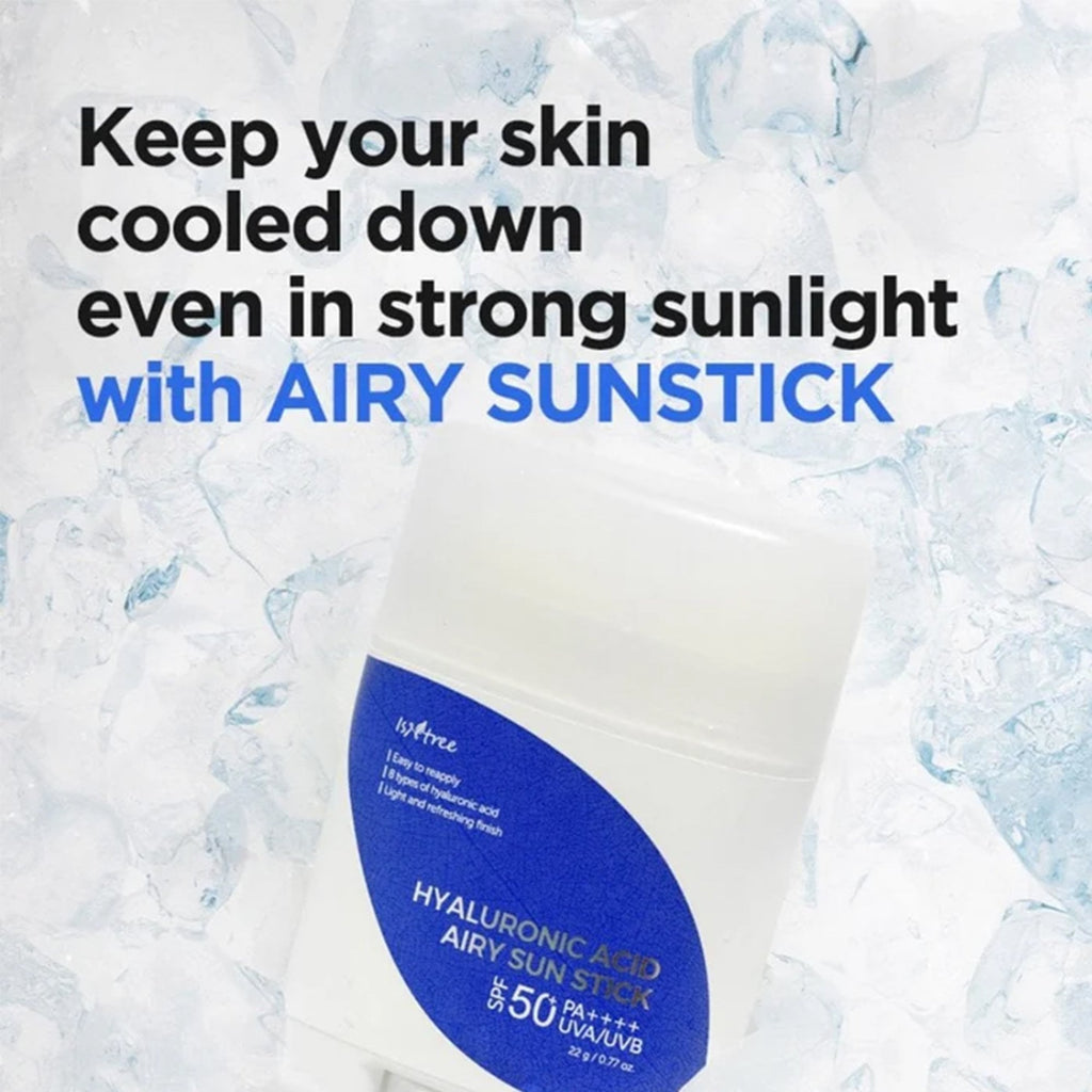 Isntree Hyaluronic Acid Airy Sun Stick 22g - SPF 50 UVA/UVB