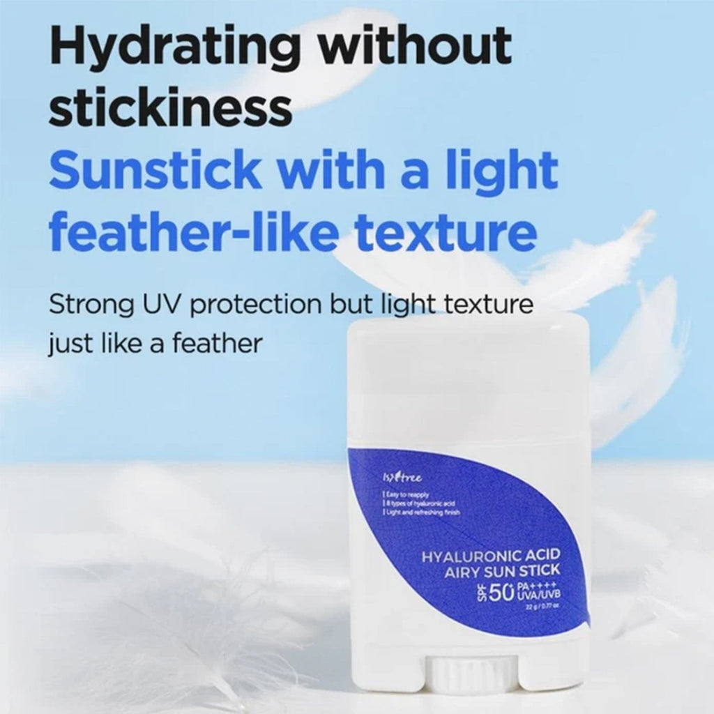 Isntree Hyaluronic Acid Airy Sun Stick 22g - SPF 50 UVA/UVB