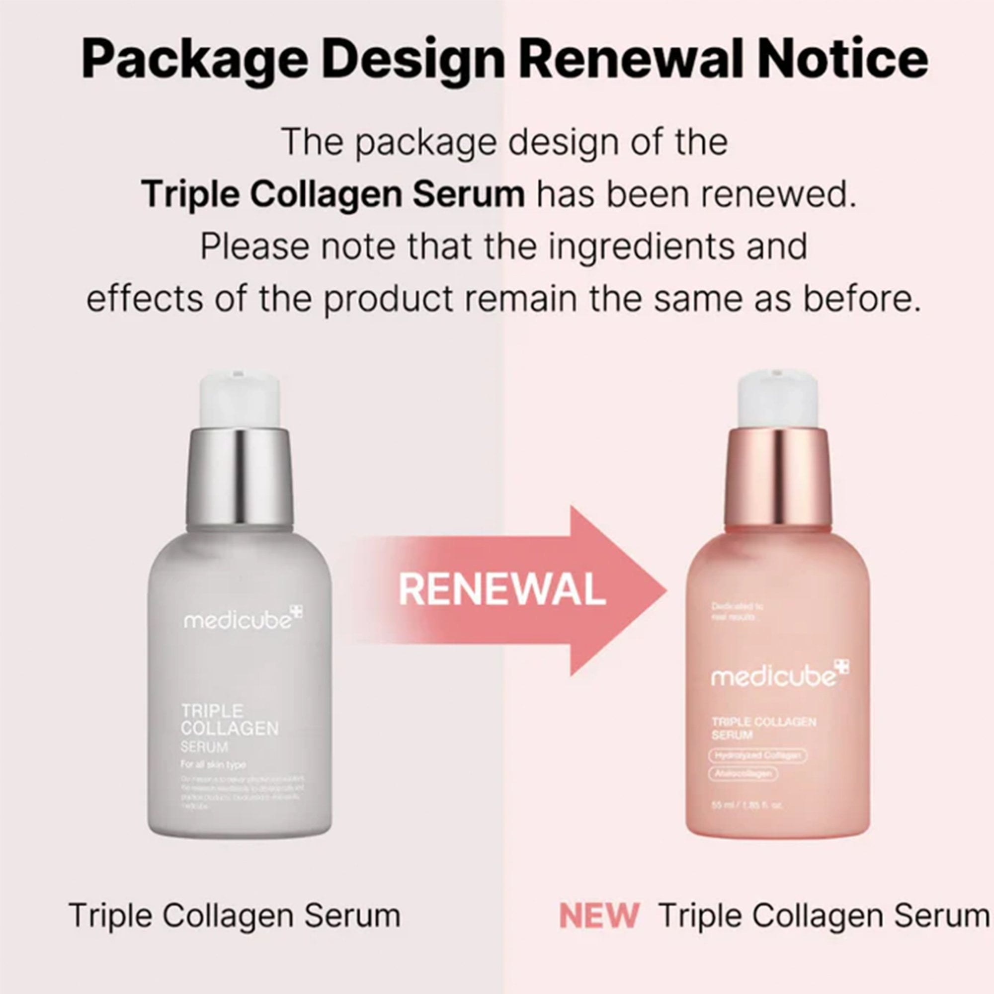 Medicube Triple Collagen Serum 55ml Pump