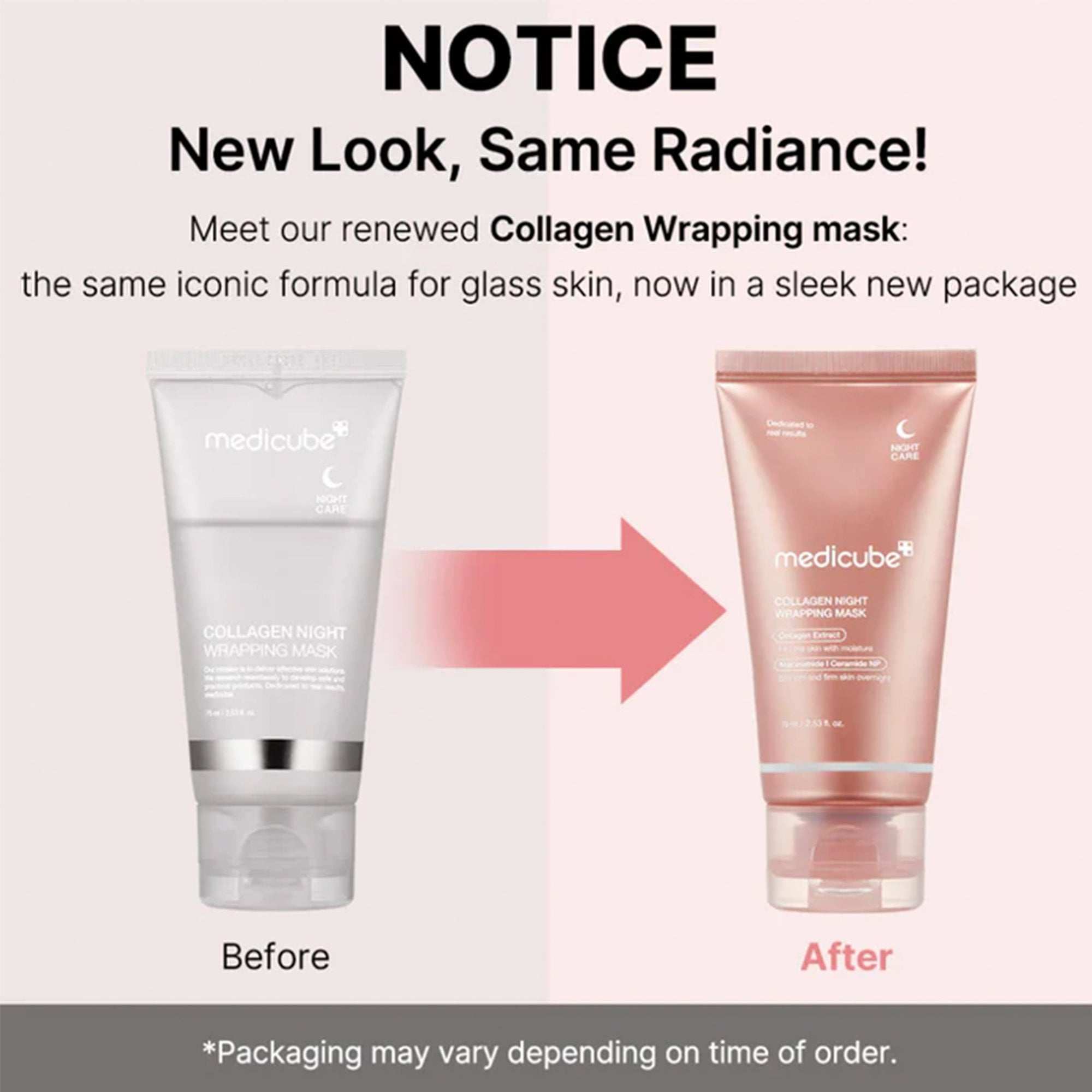 Medicube Collagen Night Wrapping Mask 75ml Tube