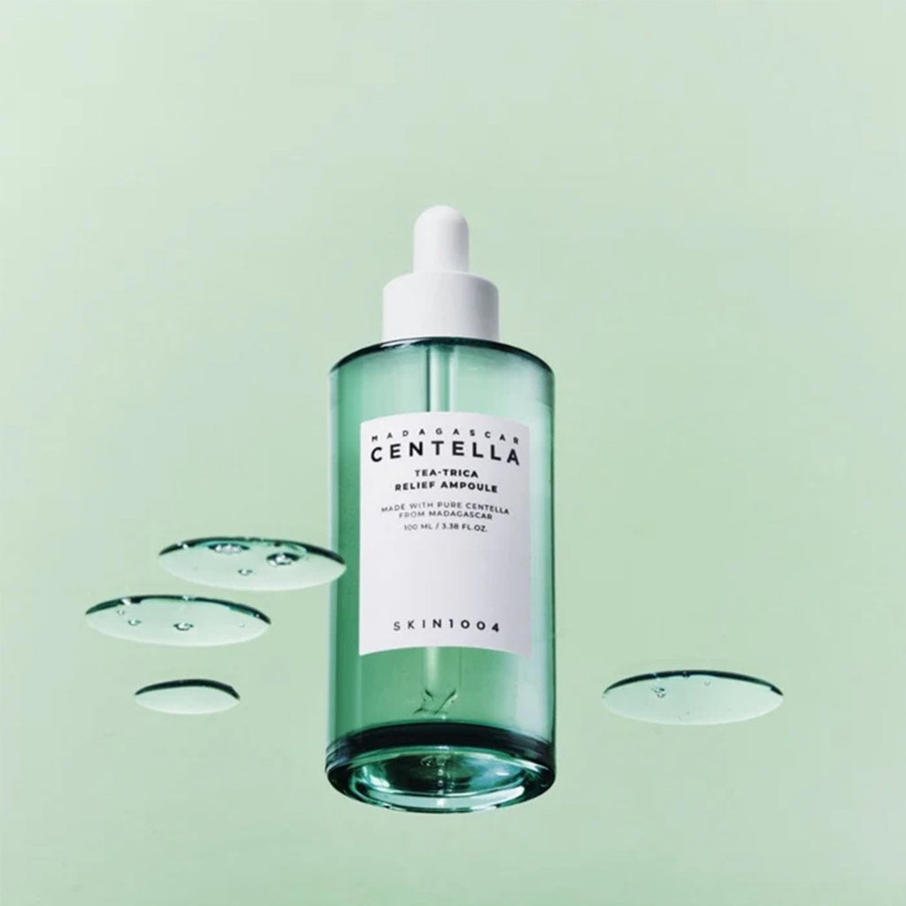 Skin1004 Madagascar Centella Tea-Trica Relief Ampoule 100ml Pipette Bottle