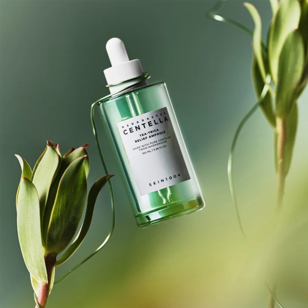 Skin1004 Madagascar Centella Tea-Trica Relief Ampoule 100ml Pipette Bottle