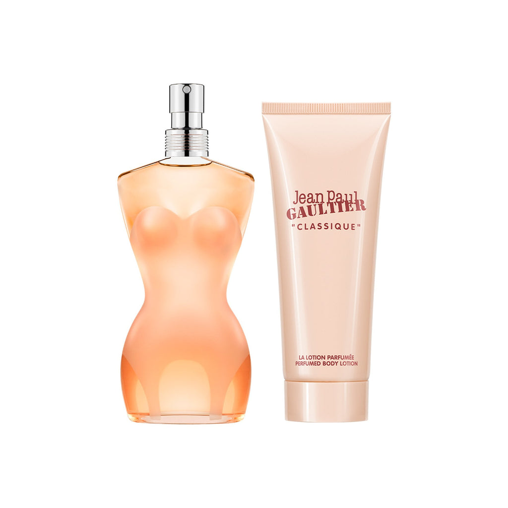 Jean Paul Gaultier Classique Eau De Toilette 50ml & Body Lotion 75ml Gift Set