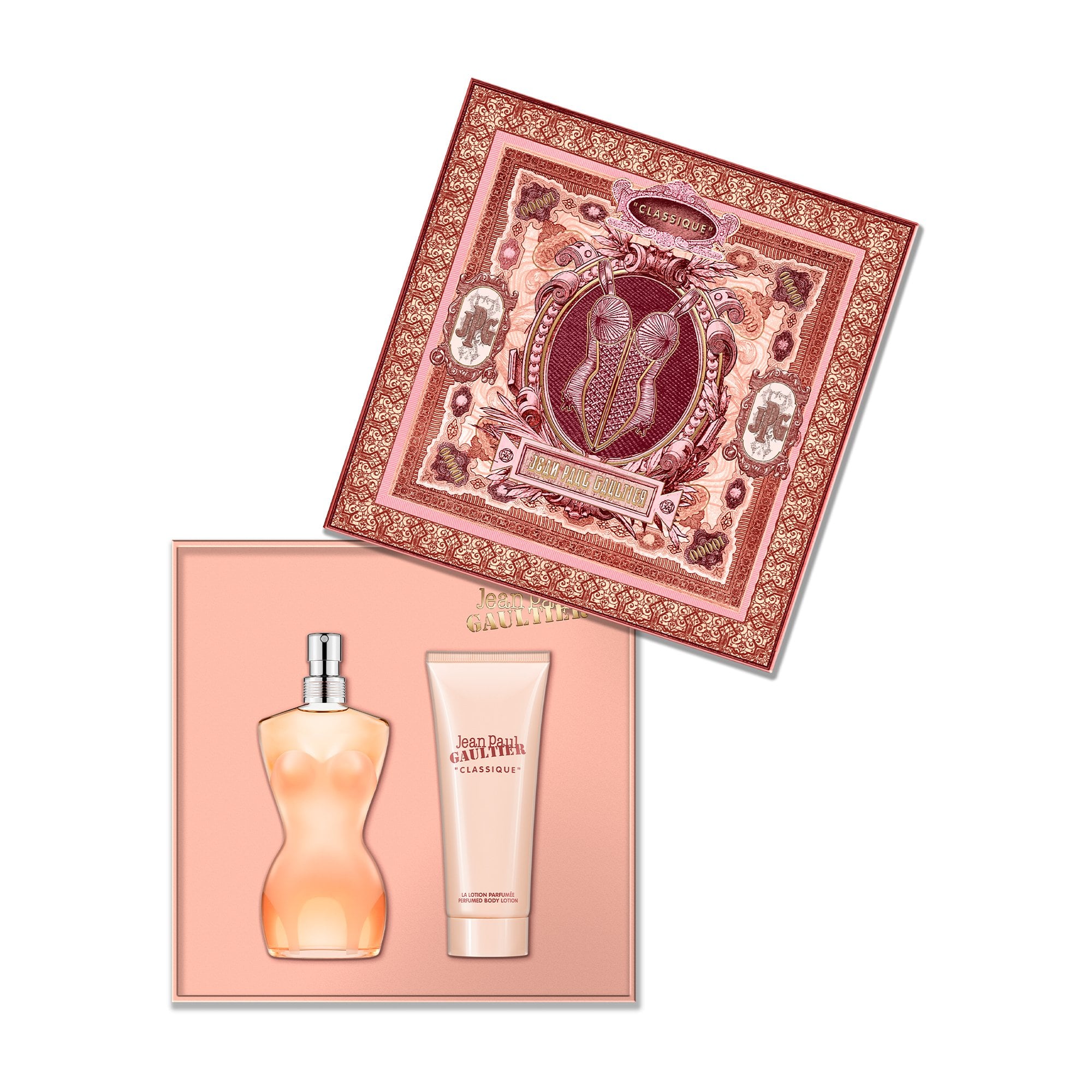 Jean Paul Gaultier Classique Eau De Toilette 50ml & Body Lotion 75ml Gift Set