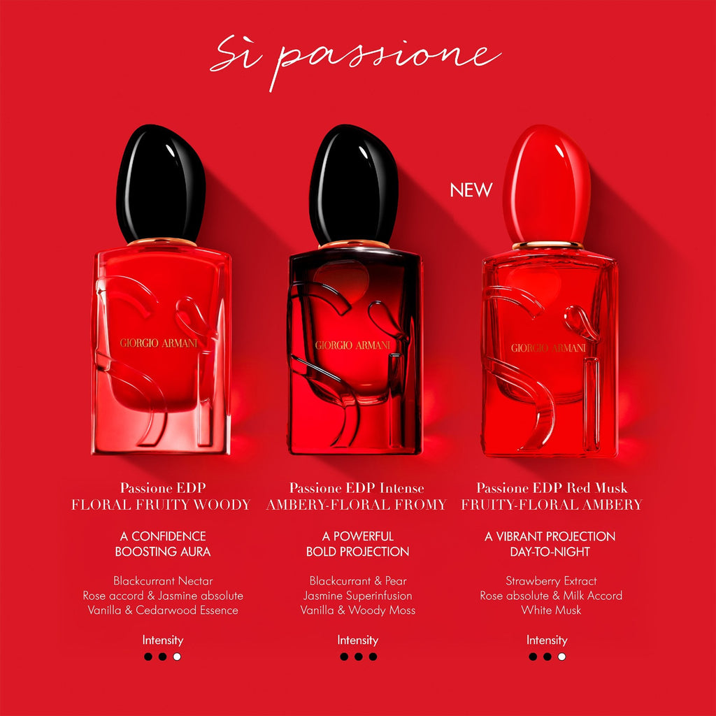 Giorgio Armani Si Passione Red Musk Eau De Parfum 100ml Spray