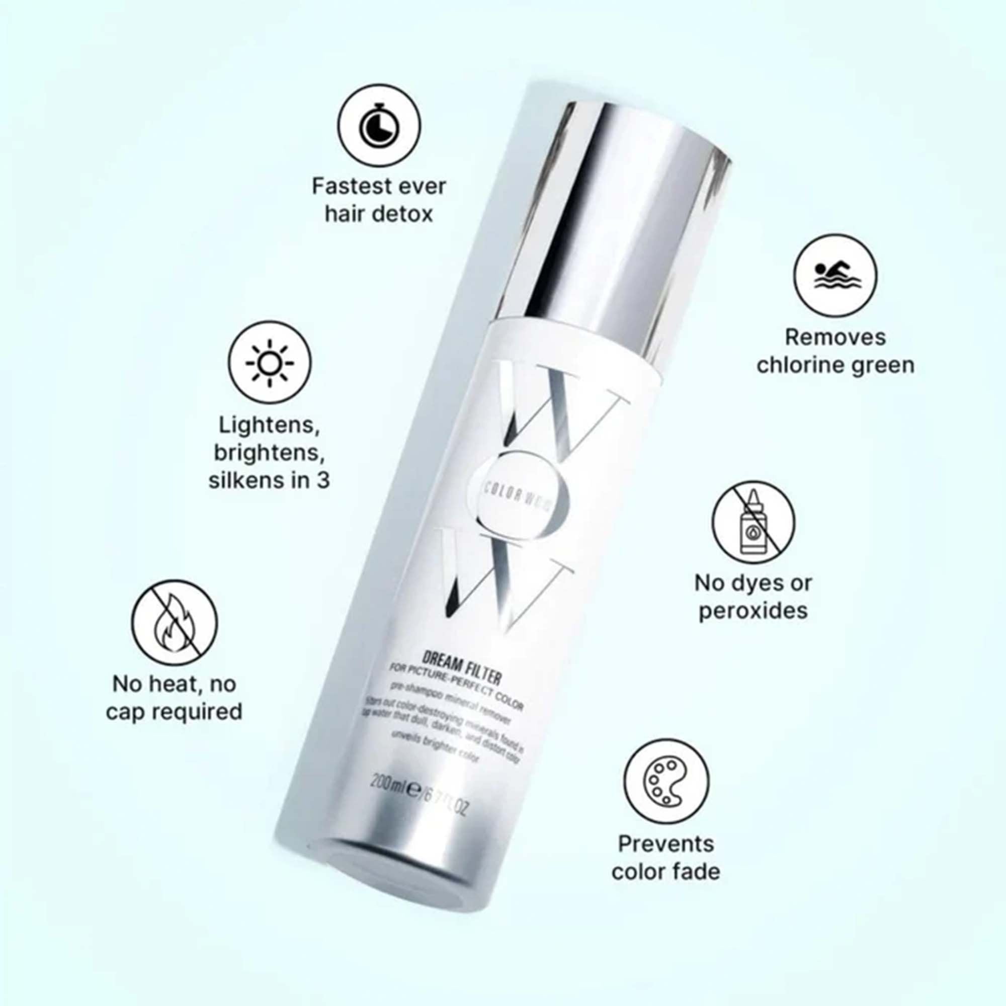 COLOR WOW Dream Filter Pre-Shampoo Mineral Detox 200ml Spray